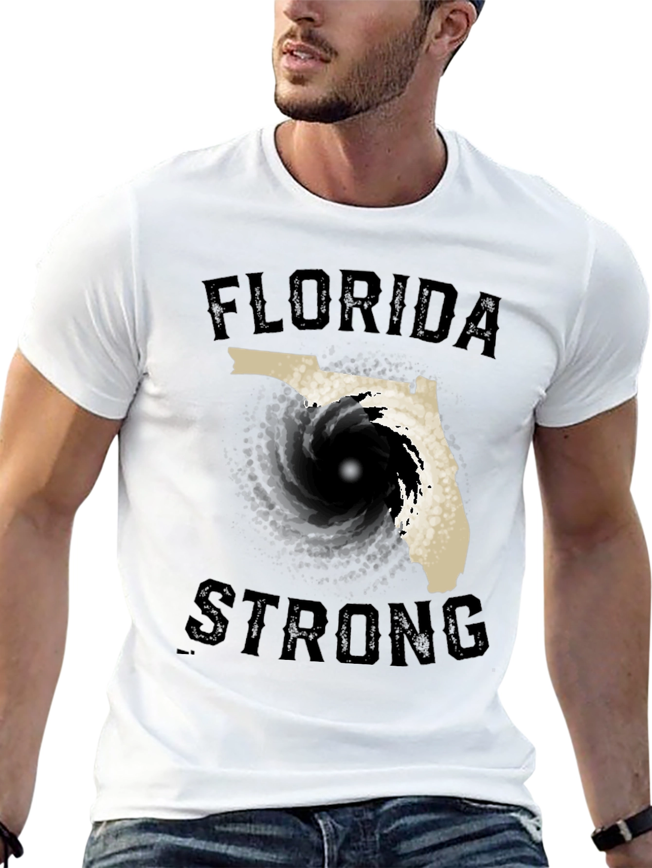 Florida Strong Hurricane Graphic T-Shirt