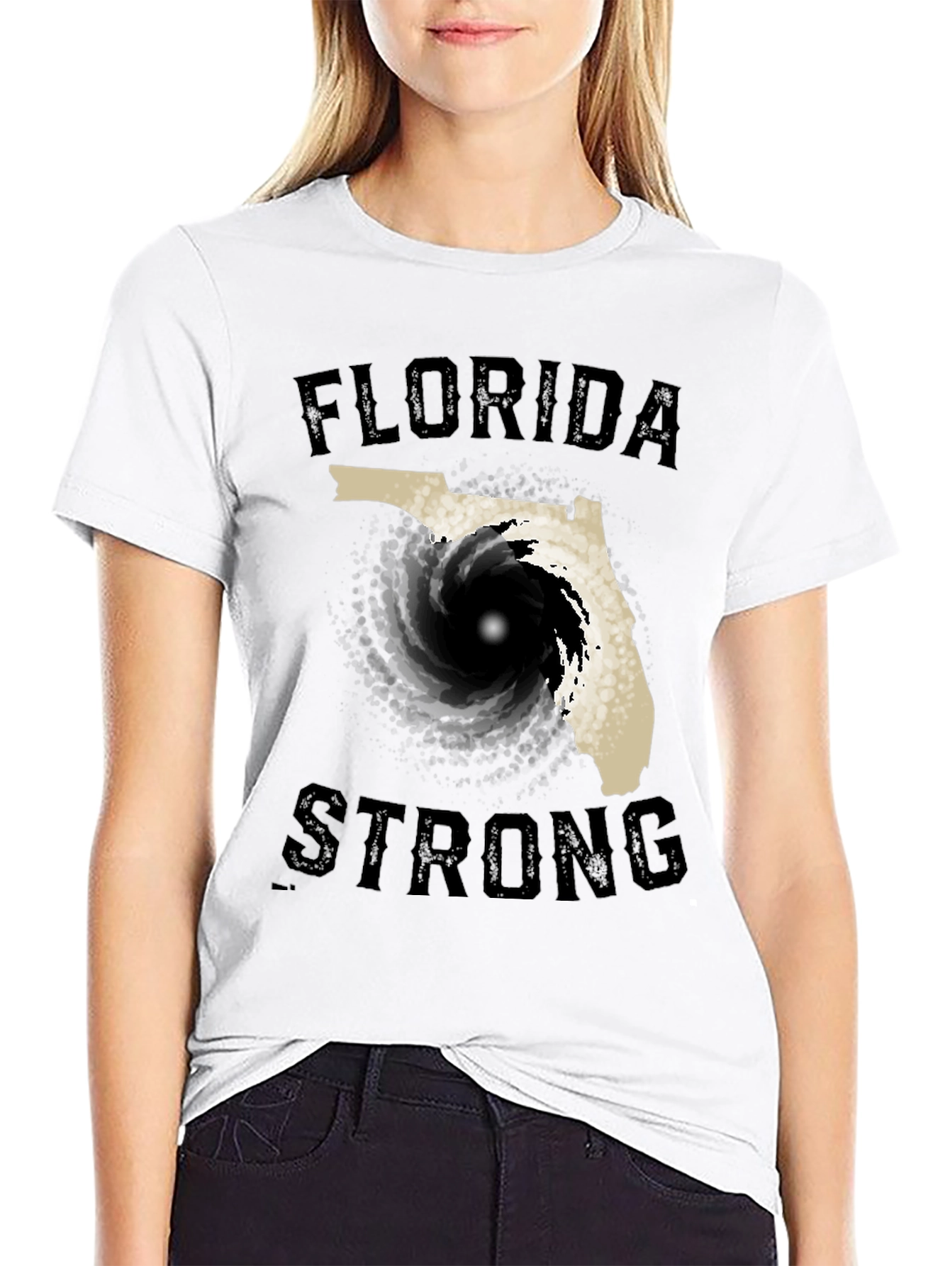 Florida Strong Hurricane Graphic T-Shirt