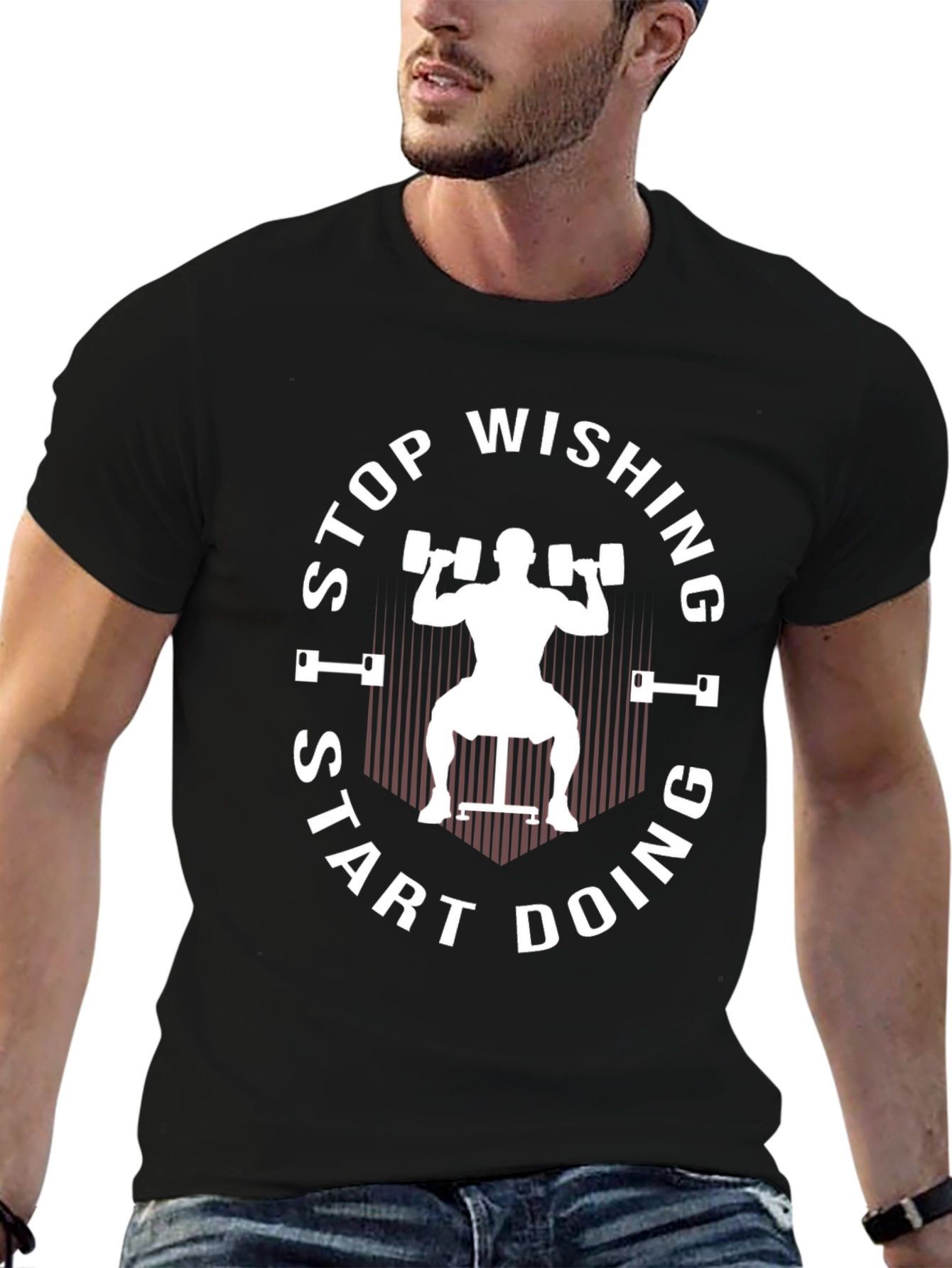 Stop Wishing Start Doing Graphic T-Shirt