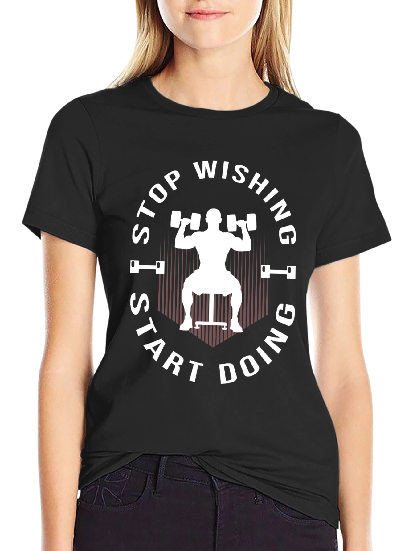 Stop Wishing Start Doing Graphic T-Shirt