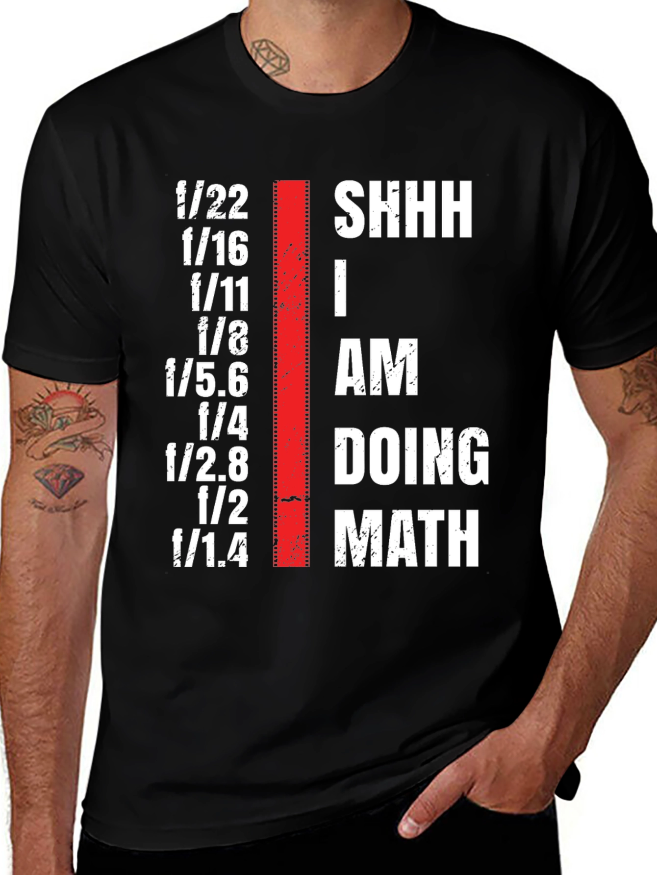 Funny Photographer T-Shirt - I am Doing Math