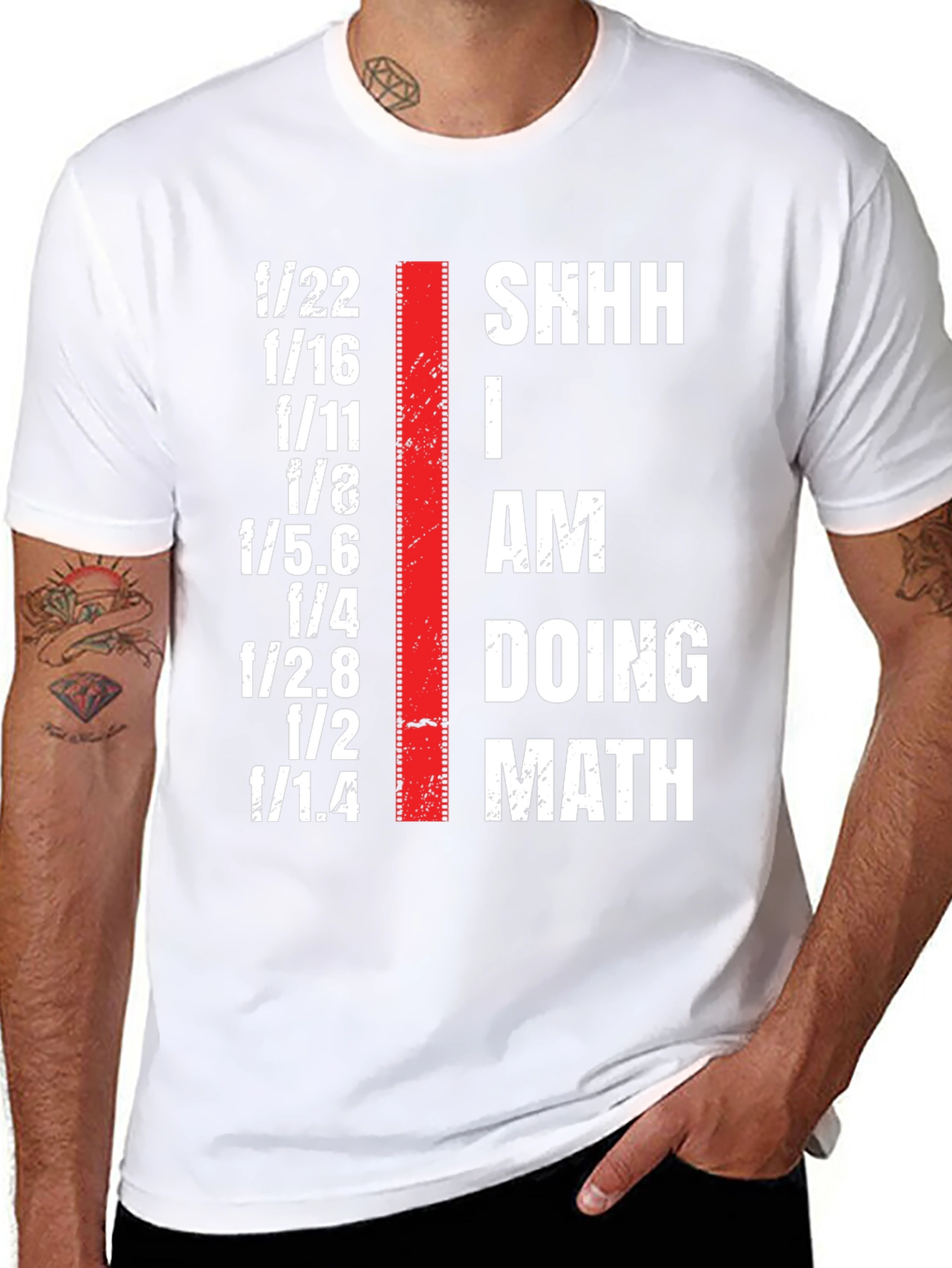 Funny Photographer T-Shirt - I am Doing Math