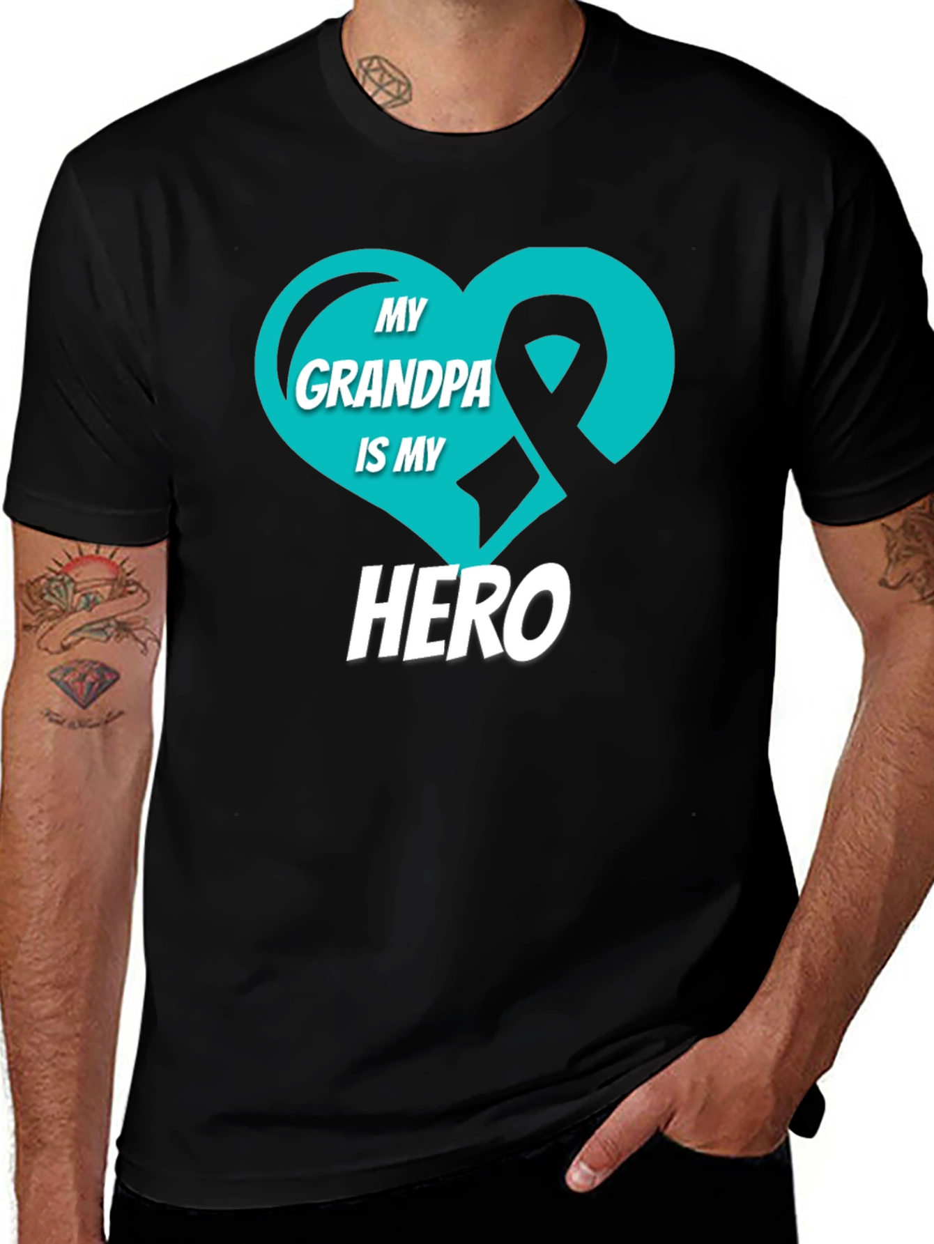 My Grandpa Is My Hero T-Shirt