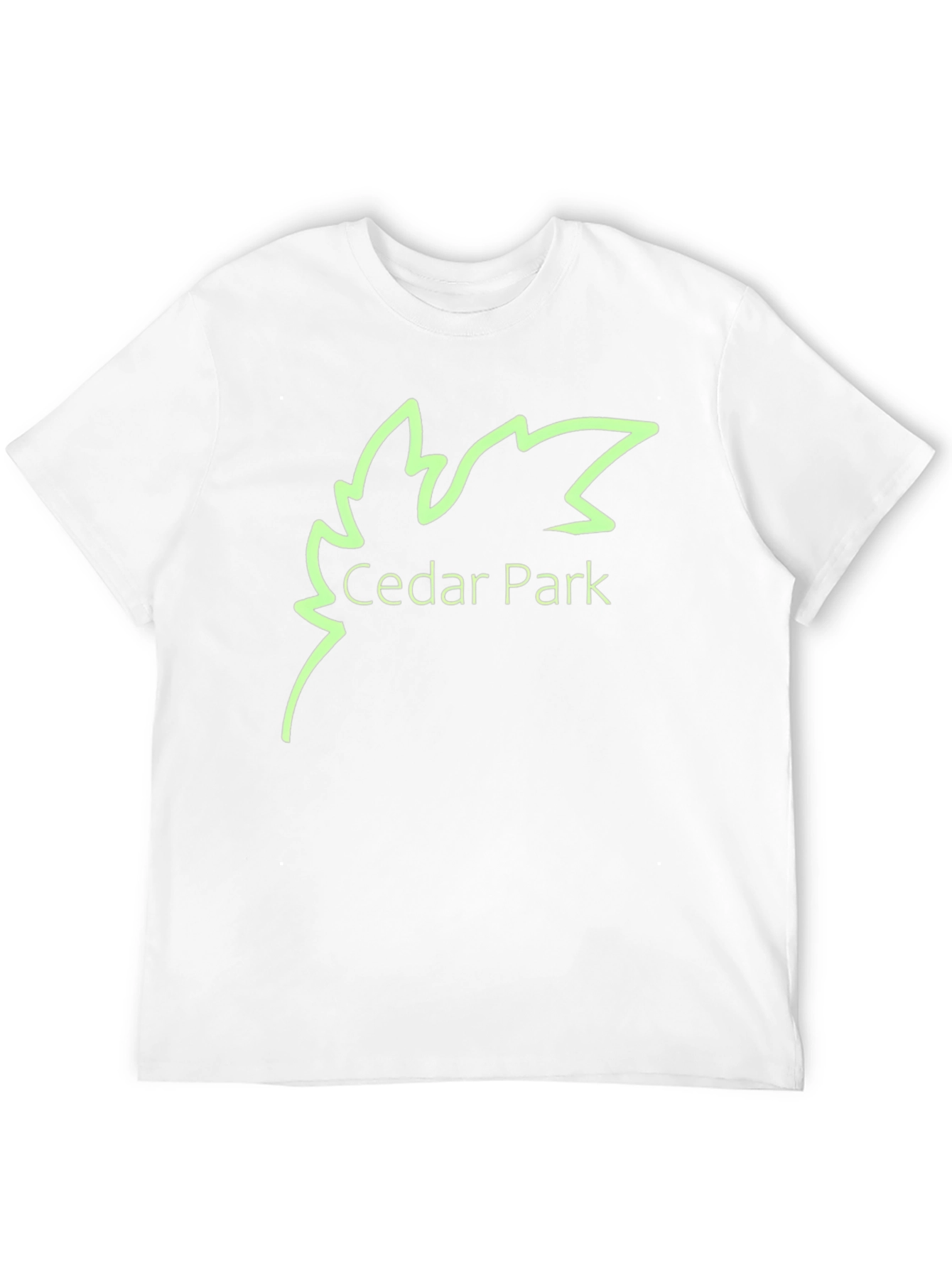 Cedar Park Graphic Tee - Black Cotton