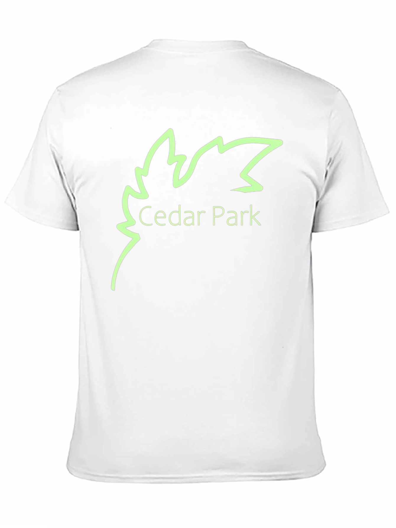 Cedar Park Graphic Tee - Black Cotton