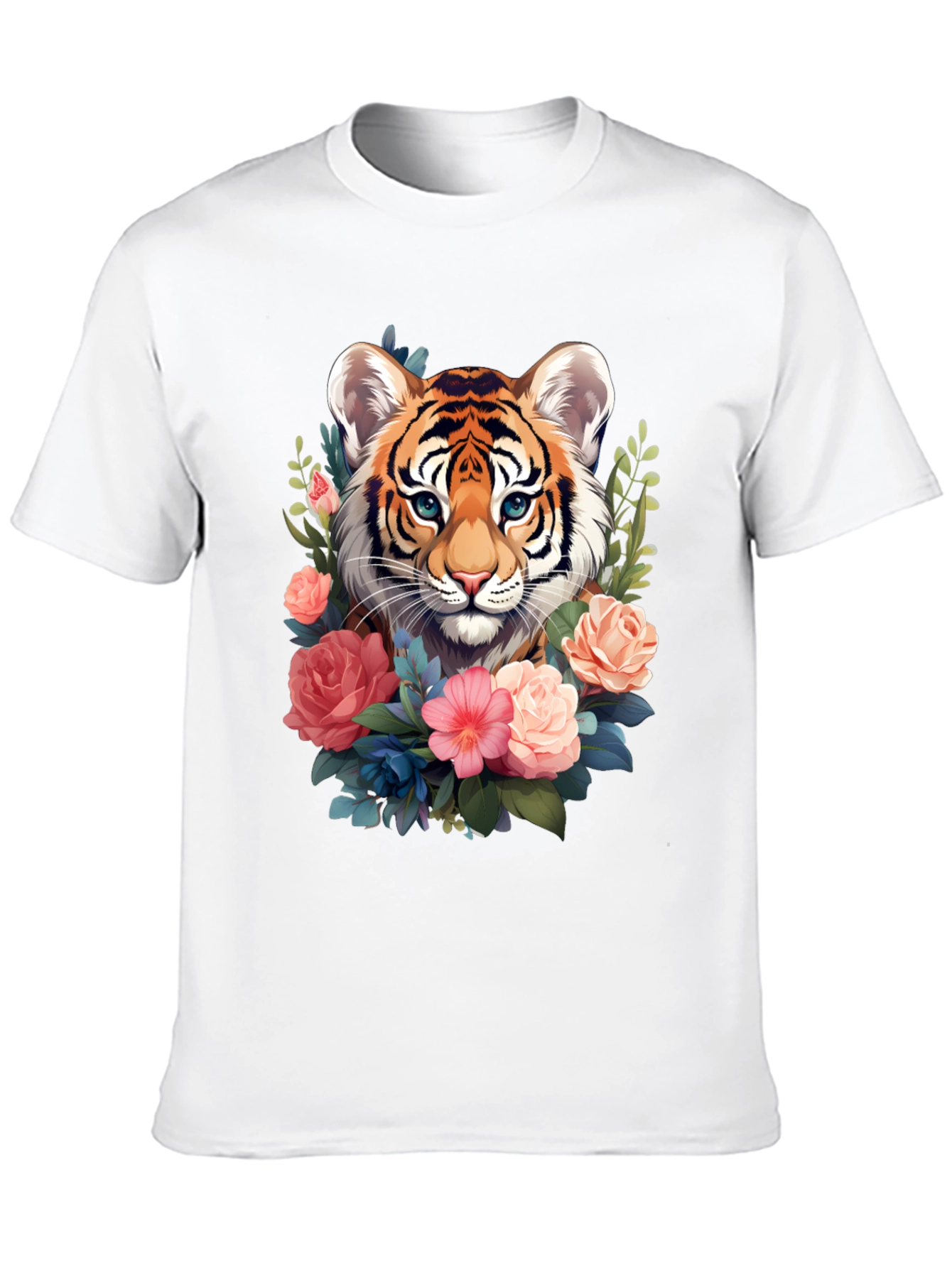 Tiger Floral Graphic Tee