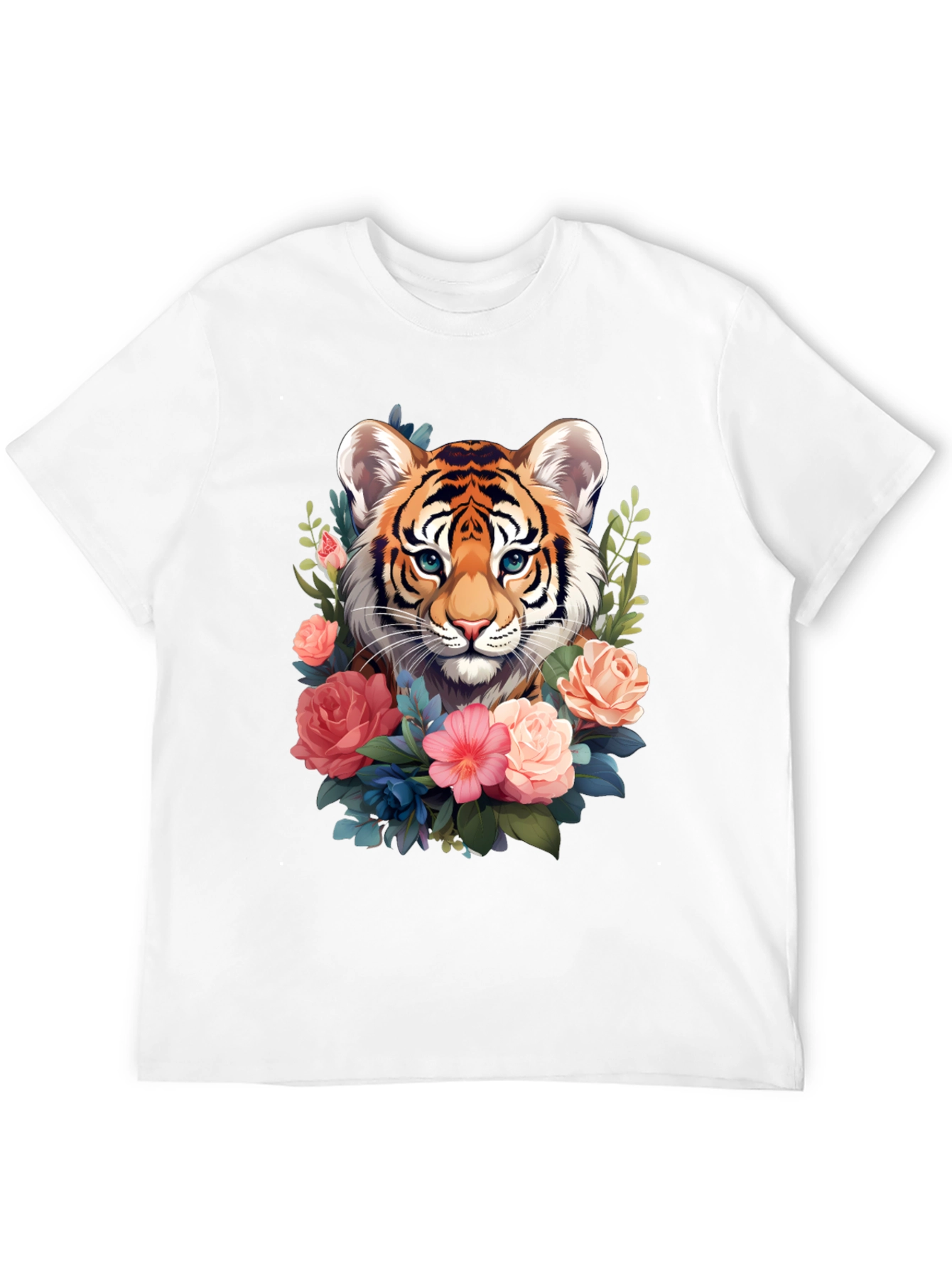 Tiger Floral Graphic Tee