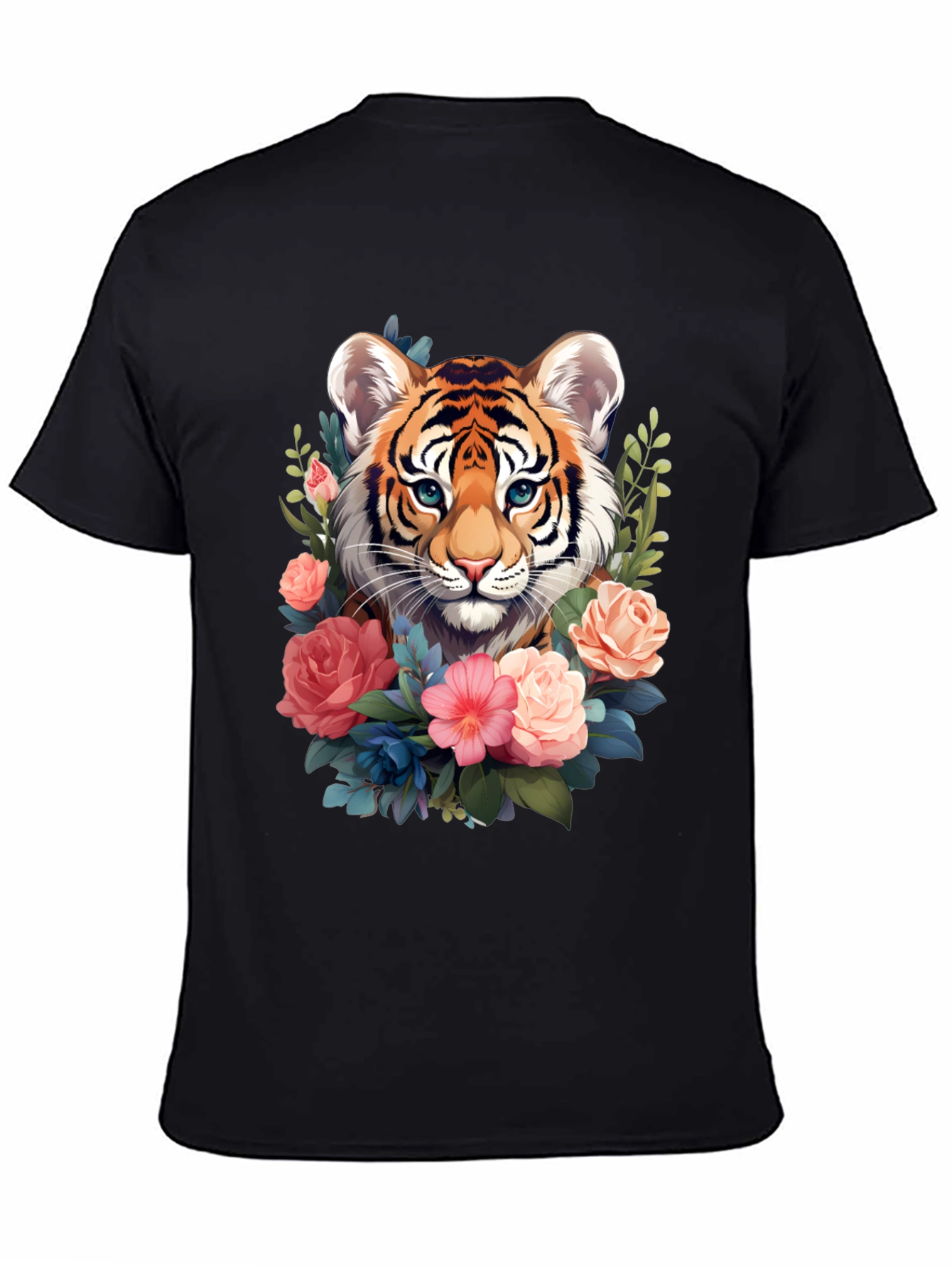 Tiger Floral Graphic Tee