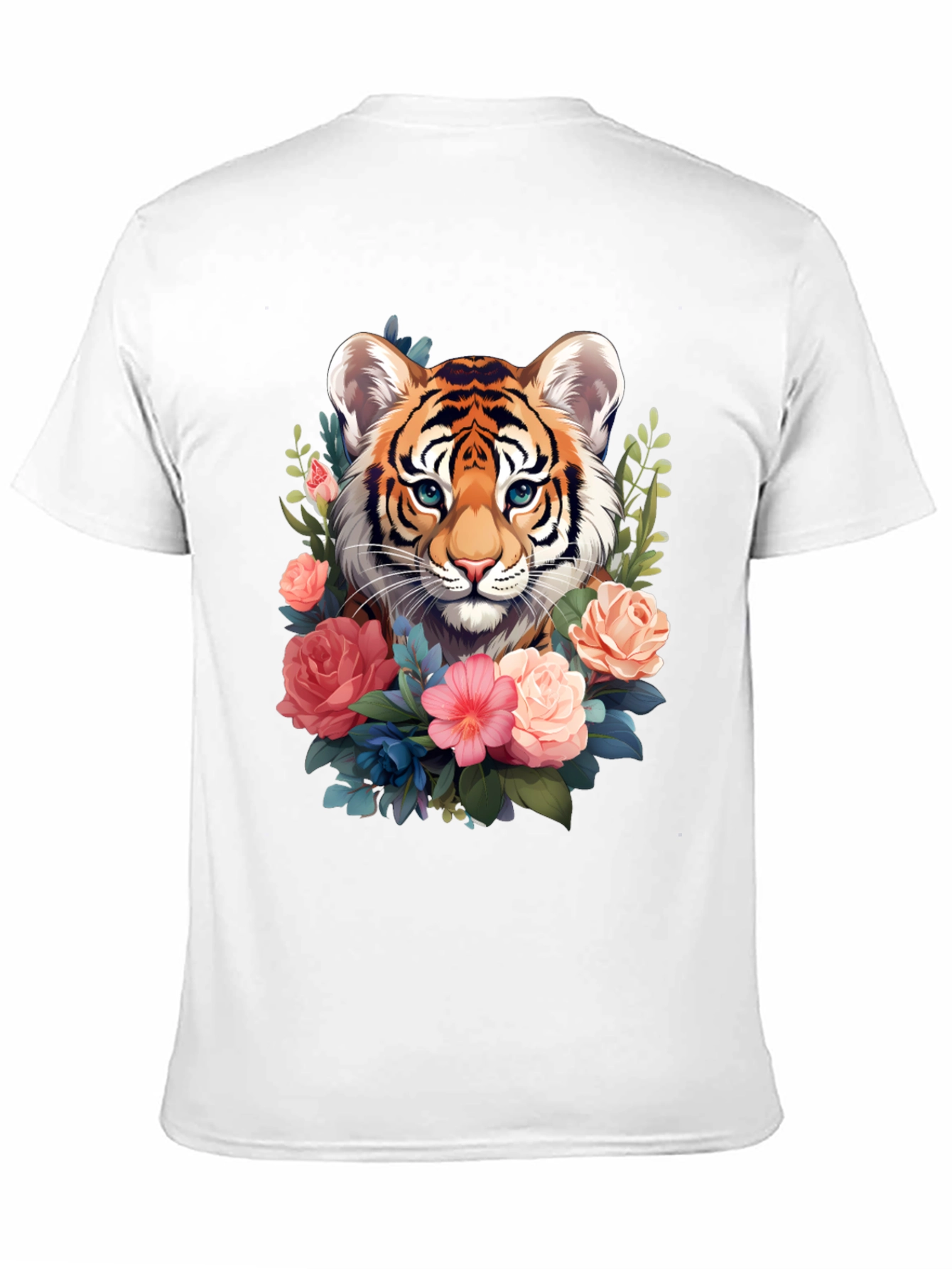 Tiger Floral Graphic Tee