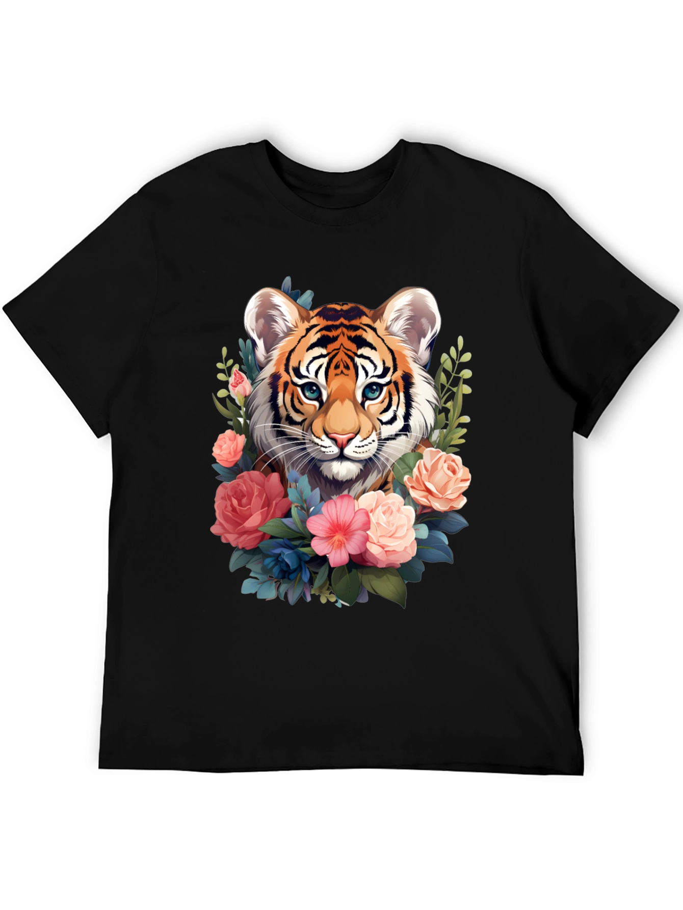 Tiger Floral Graphic Tee