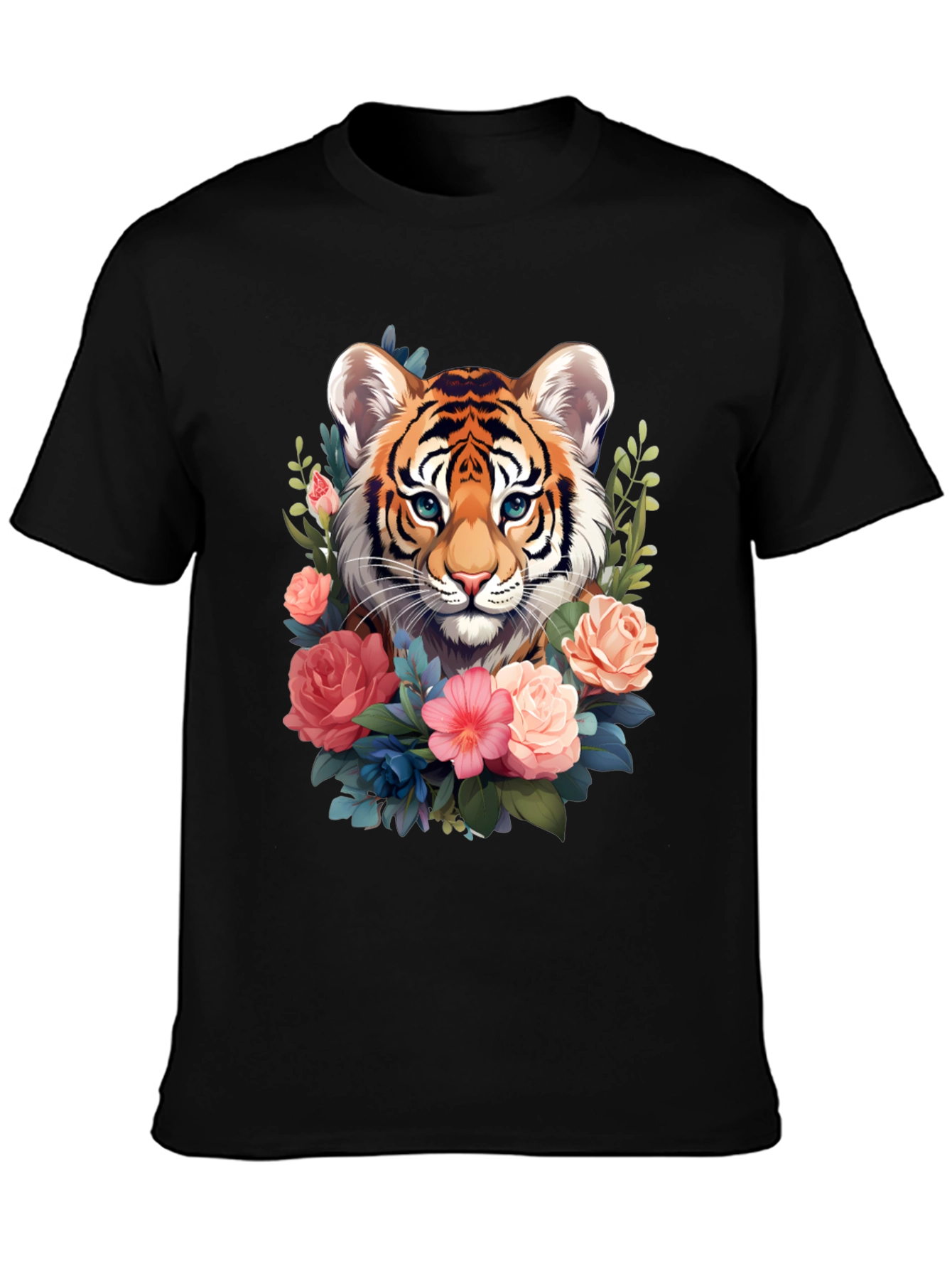 Tiger Floral Graphic Tee