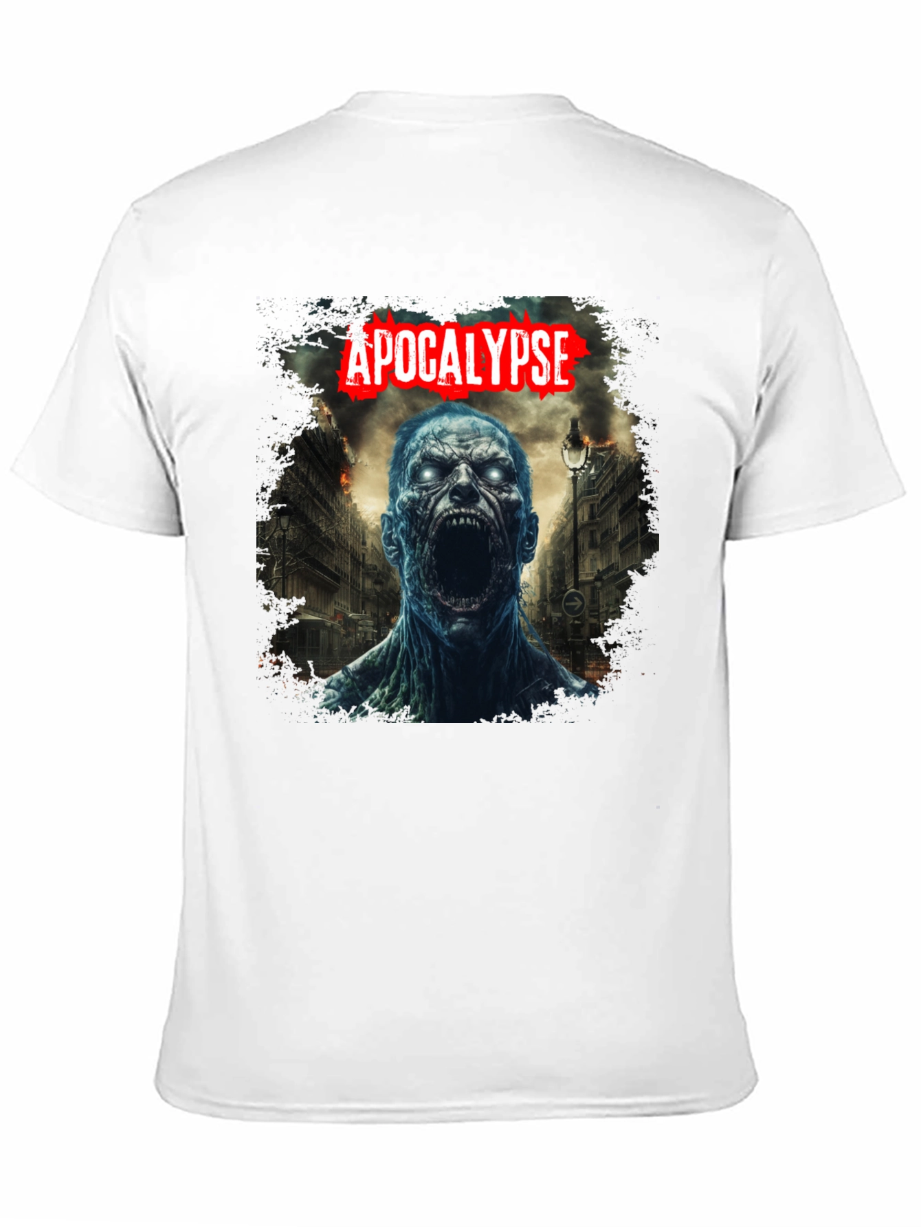 Apocalypse Zombie Graphic Tee - Black T-Shirt