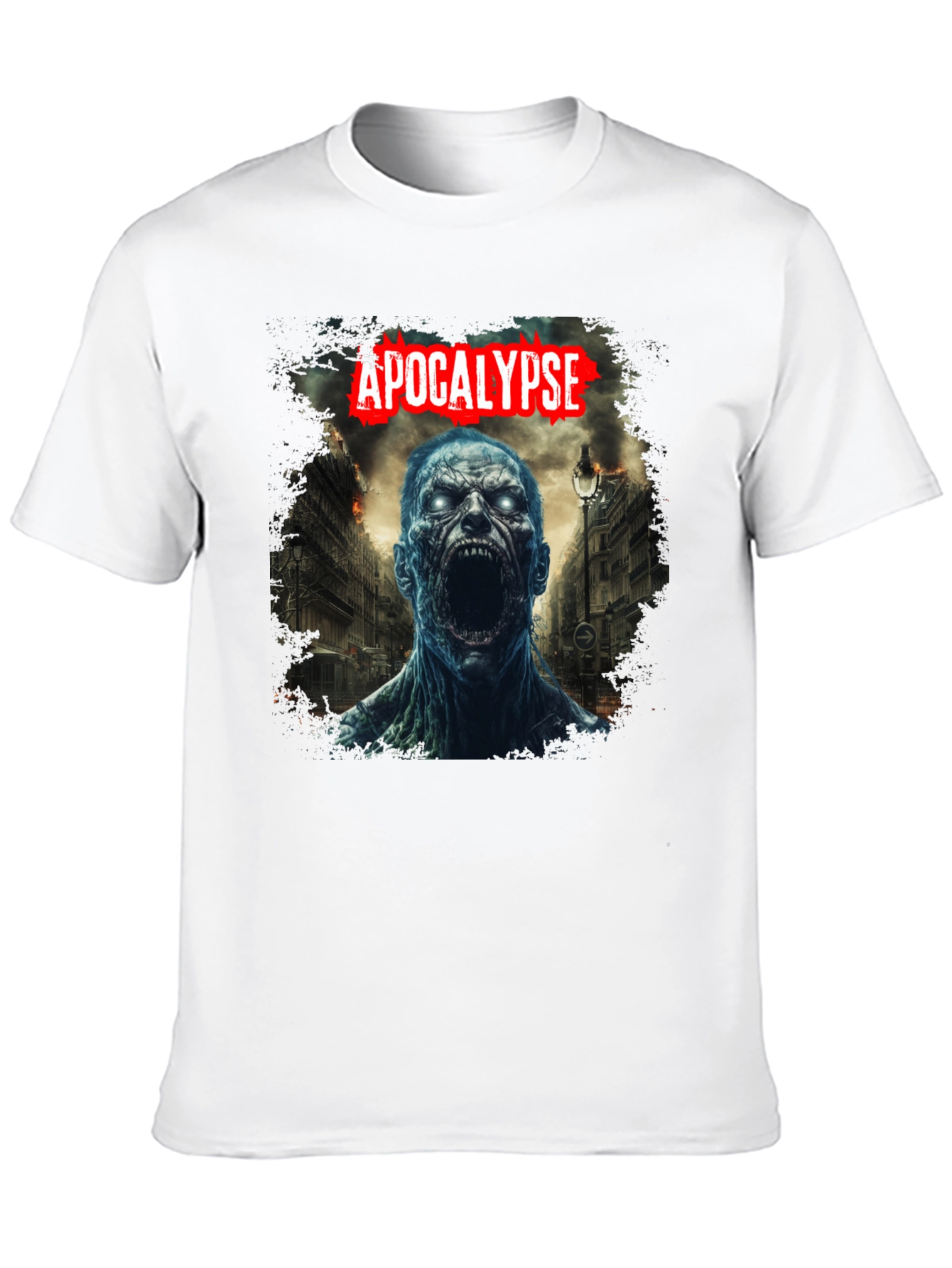 Apocalypse Zombie Graphic Tee - Black T-Shirt