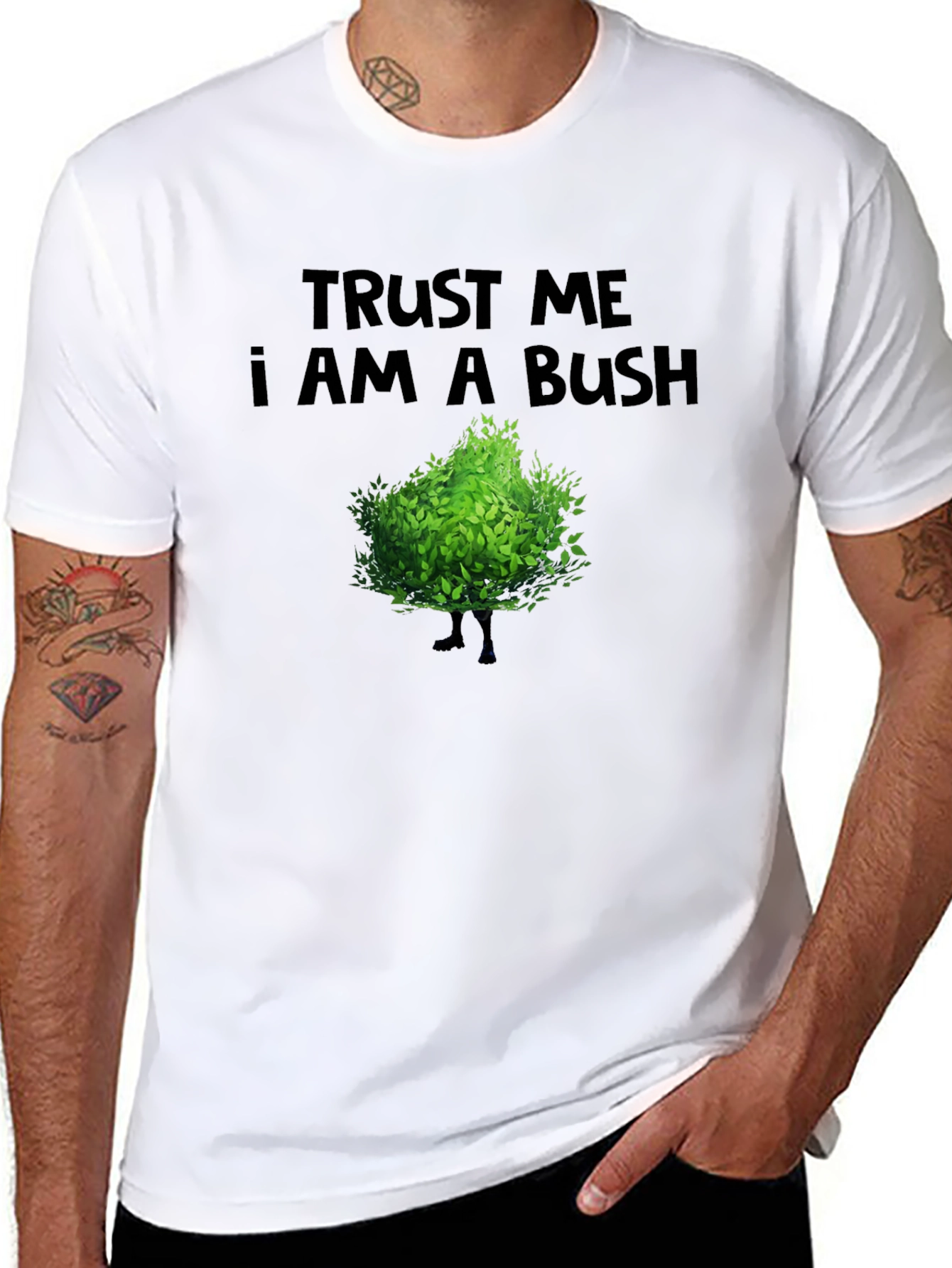 Trust Me I Am A Bush Funny Novelty T-Shirt