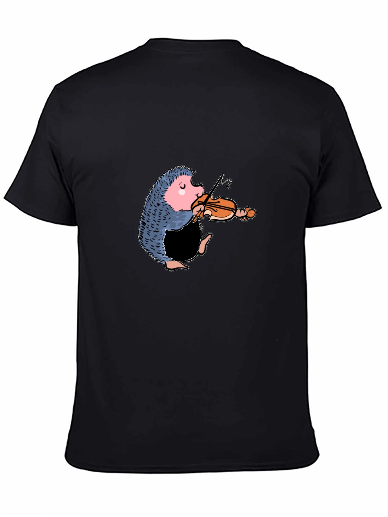 Funny Hedgehog Playing Violin T-Shirt