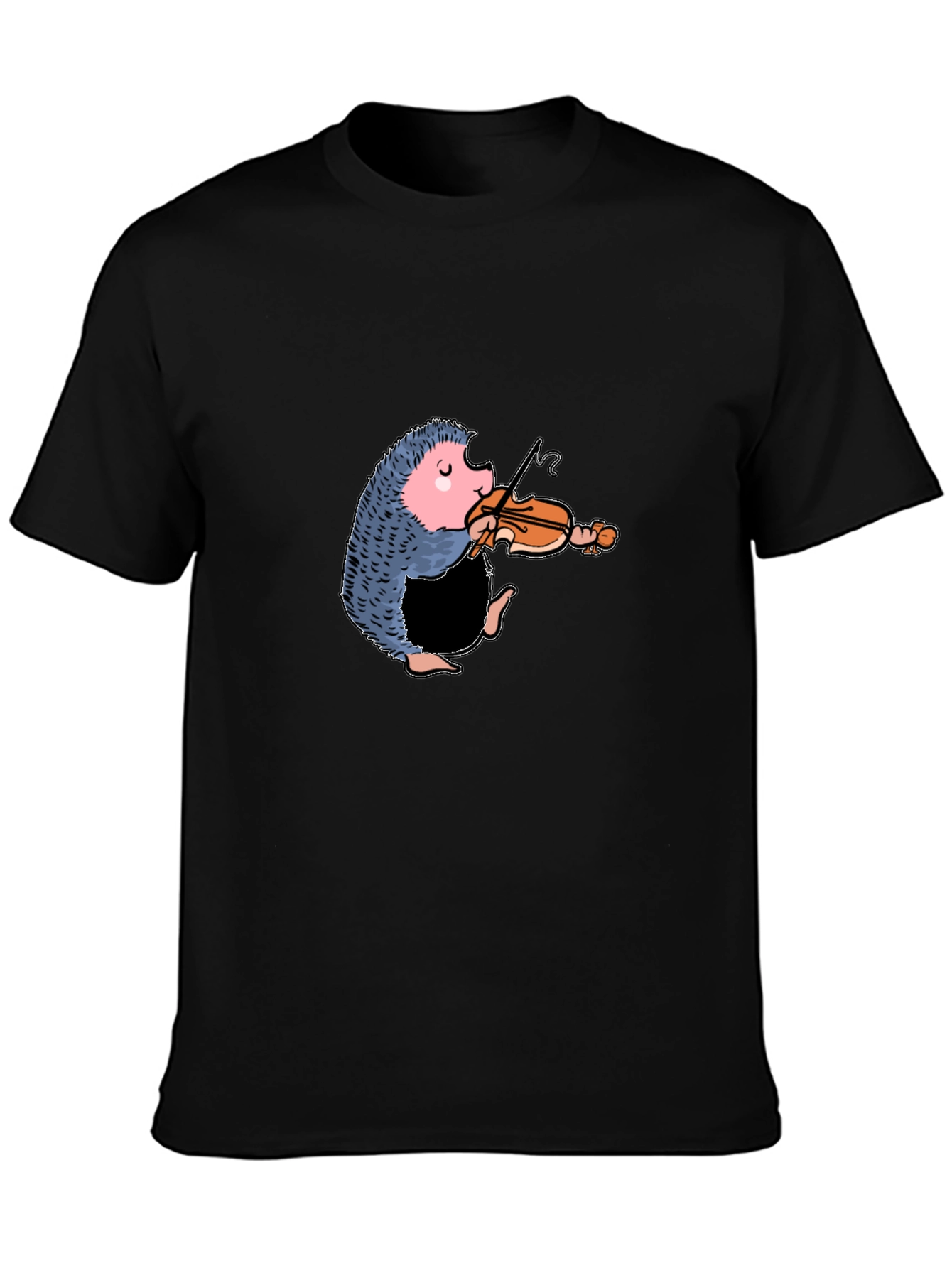 Funny Hedgehog Playing Violin T-Shirt