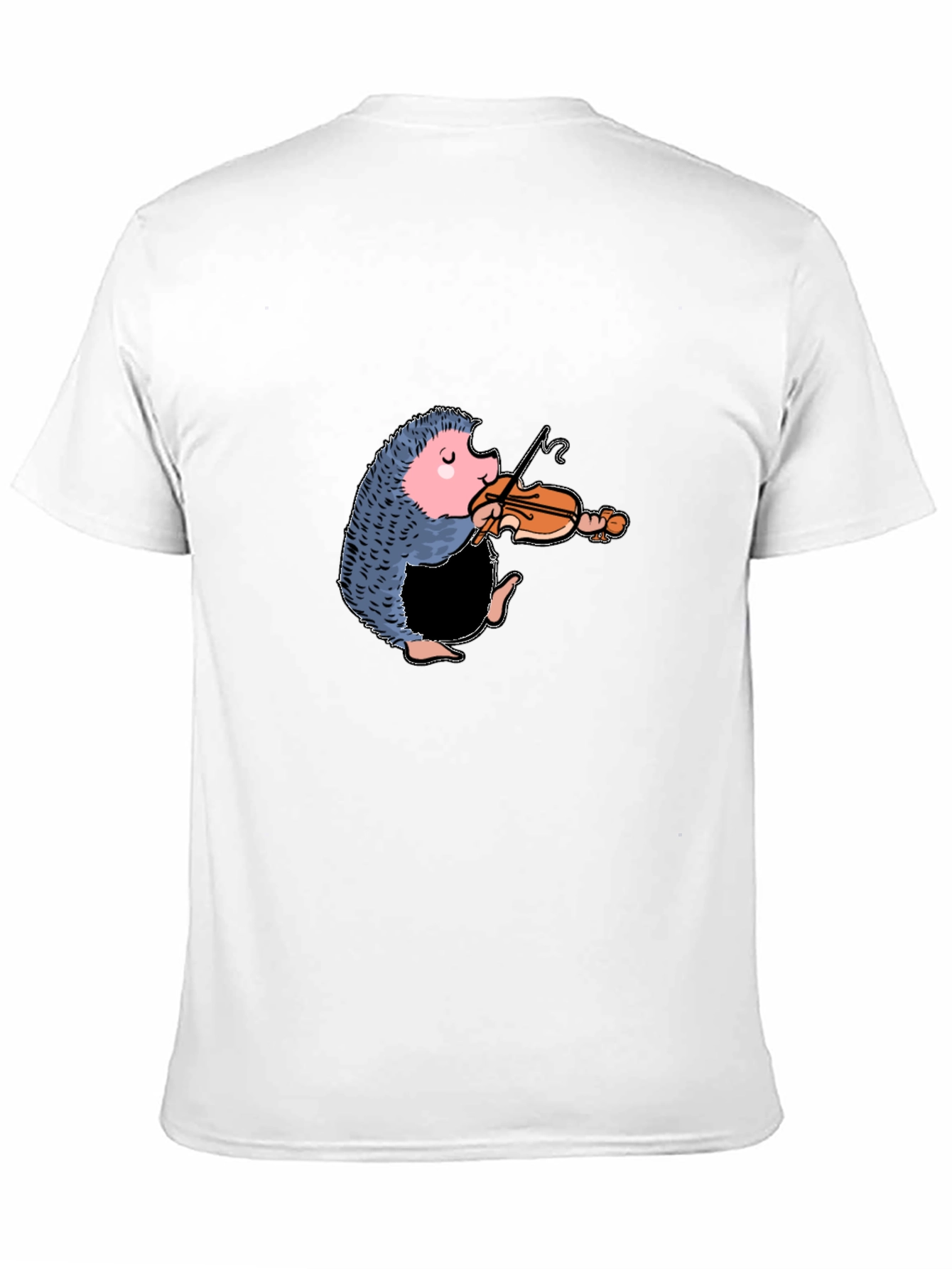 Funny Hedgehog Playing Violin T-Shirt