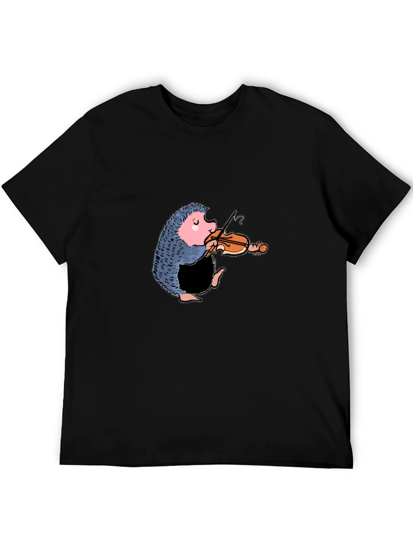Funny Hedgehog Playing Violin T-Shirt