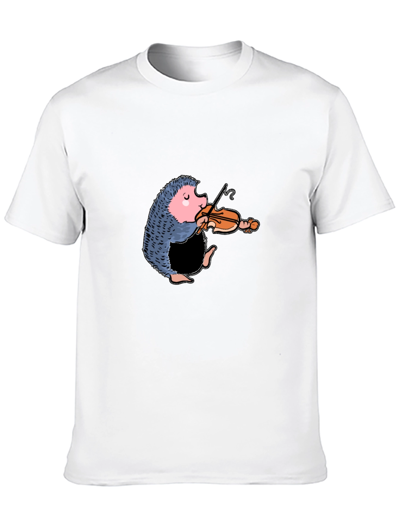 Funny Hedgehog Playing Violin T-Shirt