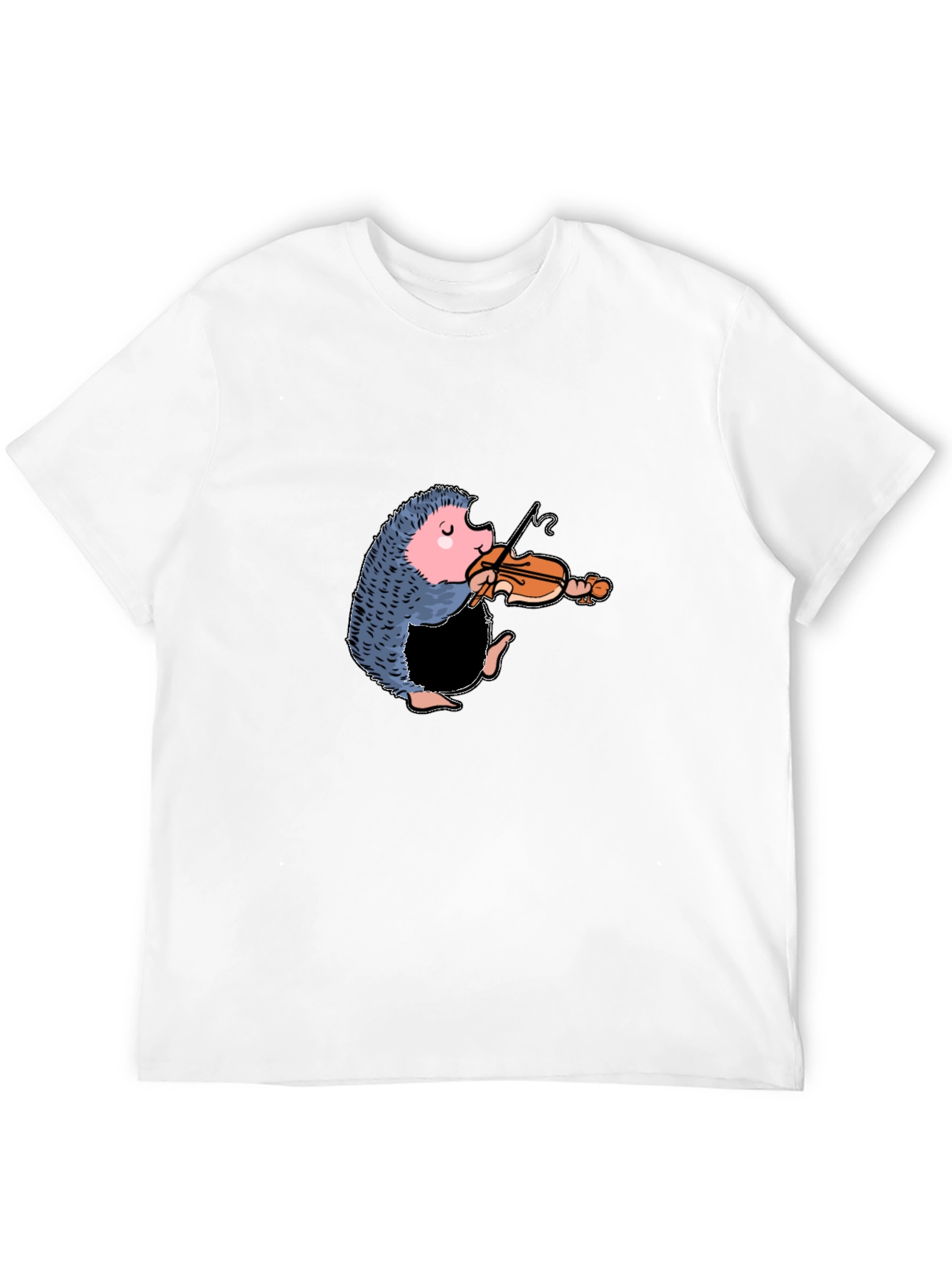 Funny Hedgehog Playing Violin T-Shirt