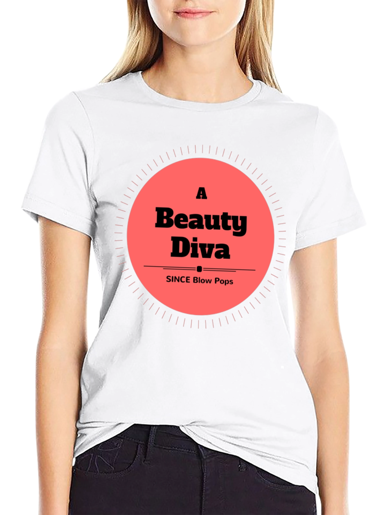 Beauty Diva Black T-Shirt