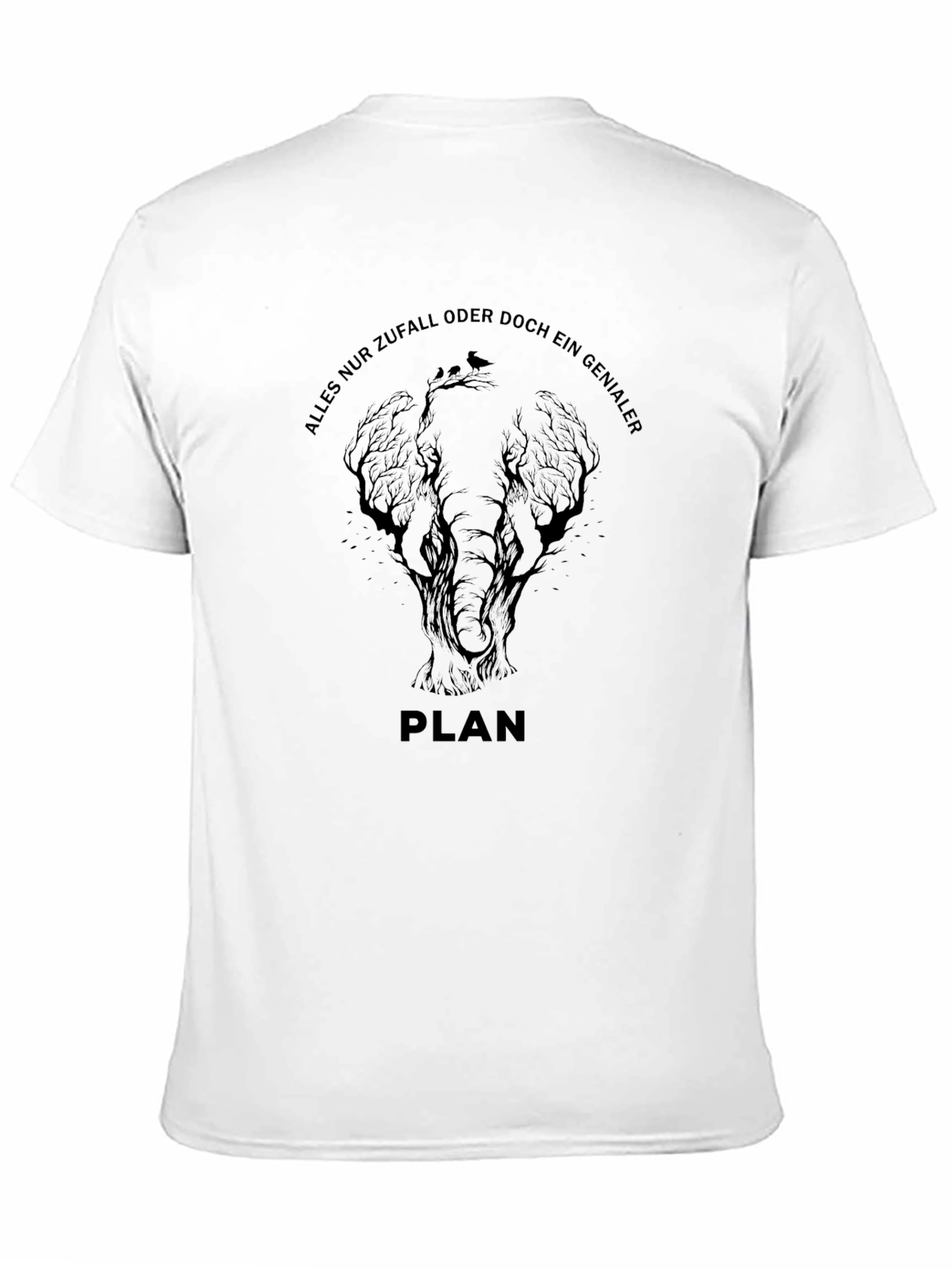 Genialer Plan Elephant Graphic Tee - Black