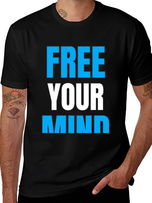 Free Your Mind Graphic Tee - Black
