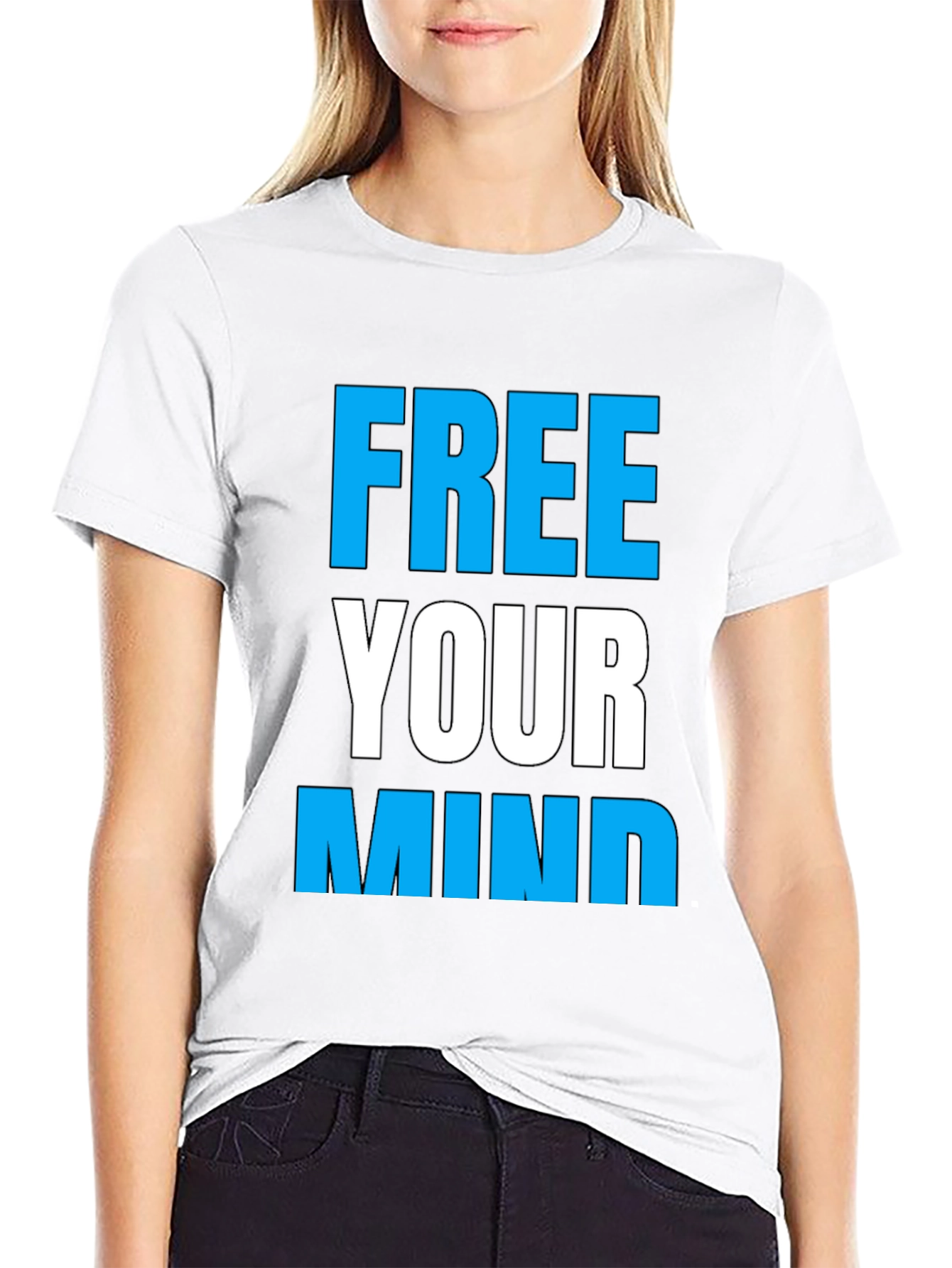 Free Your Mind Graphic Tee - Black