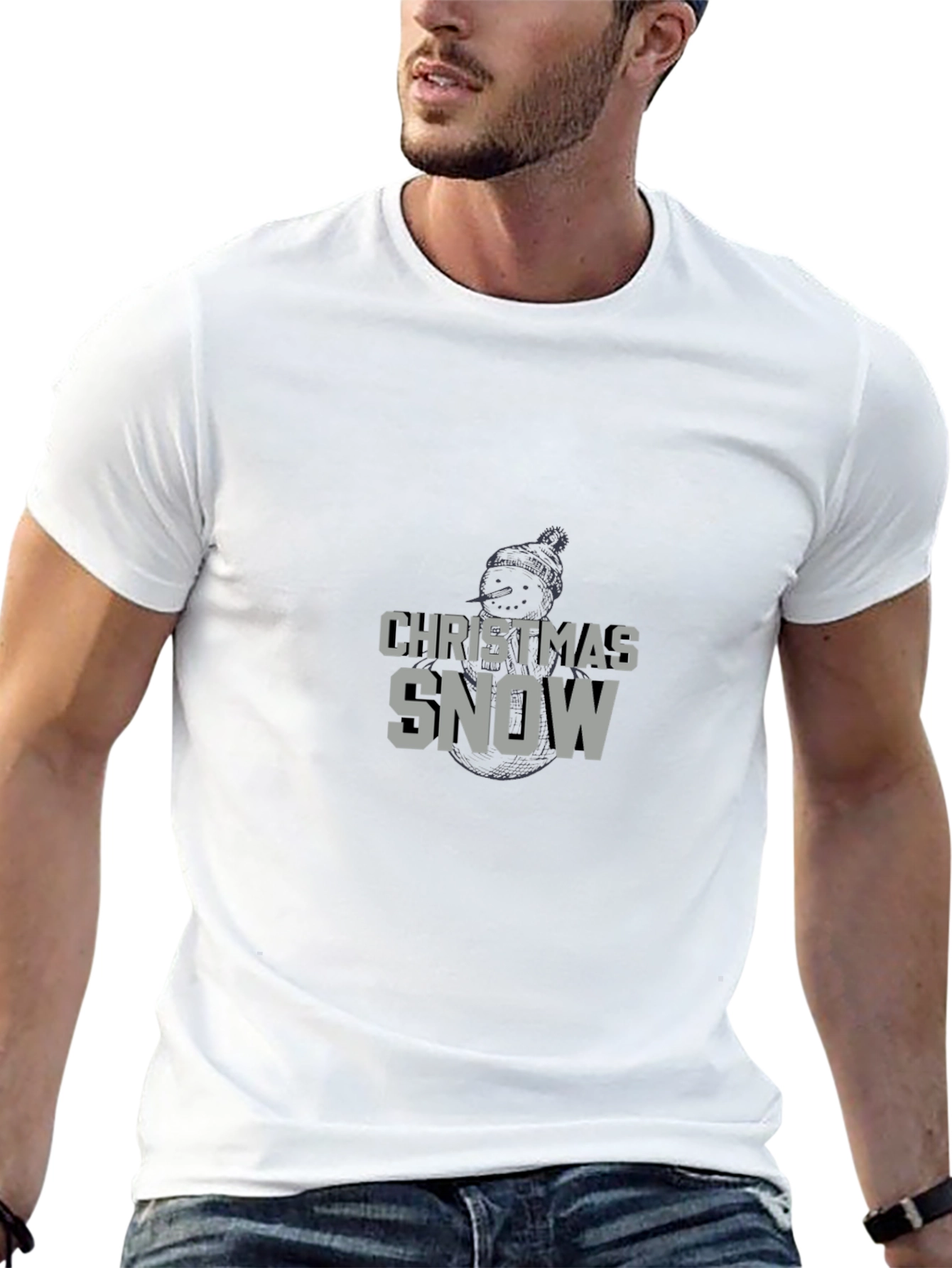 Christmas Snow T-Shirt - Festive Holiday Apparel