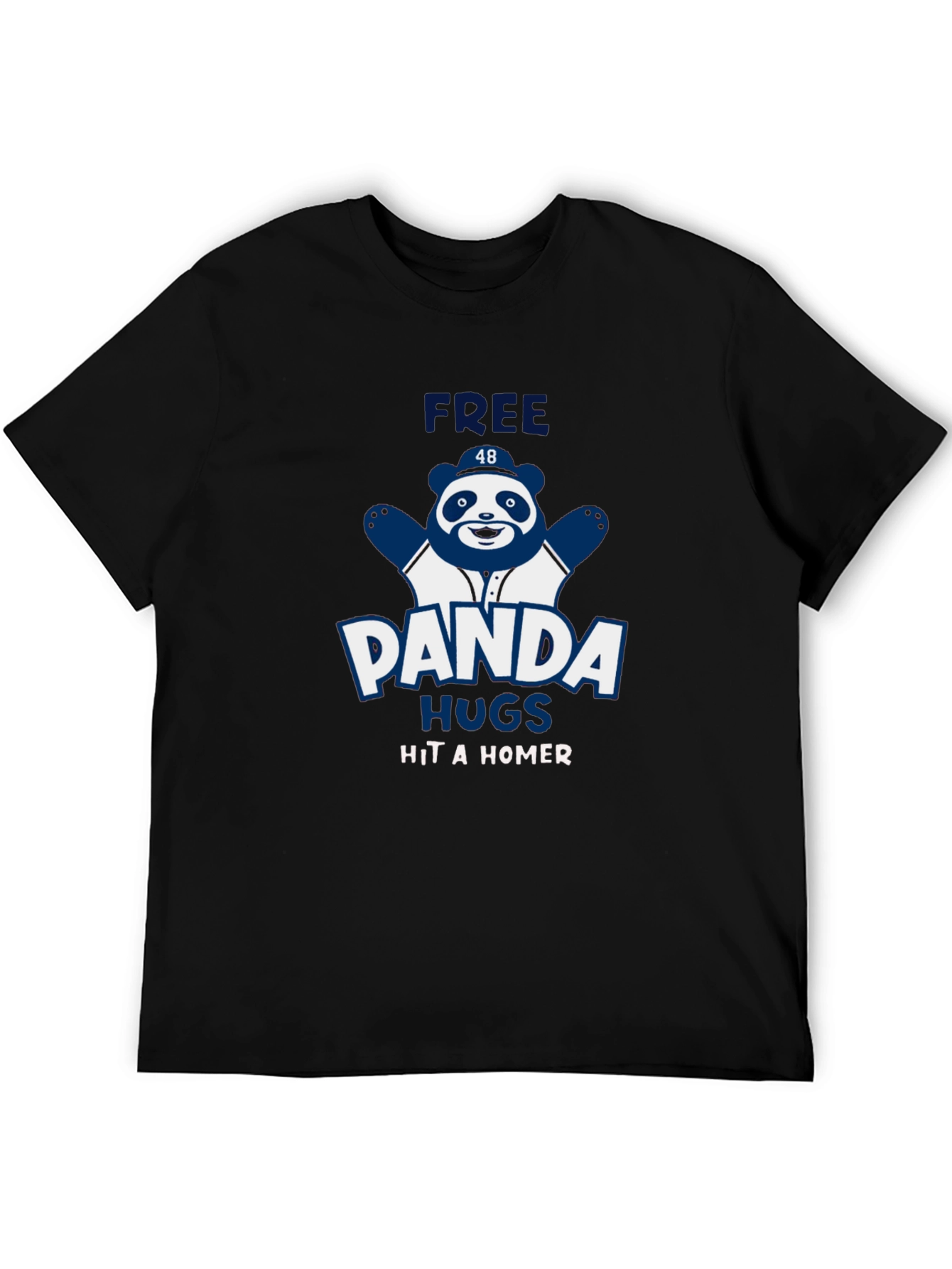 Panda Hugs Hit a Homer T-Shirt
