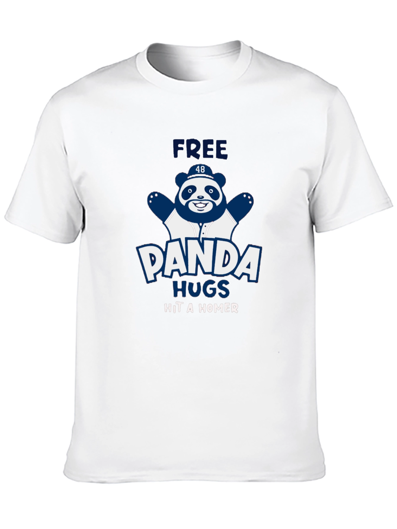 Panda Hugs Hit a Homer T-Shirt