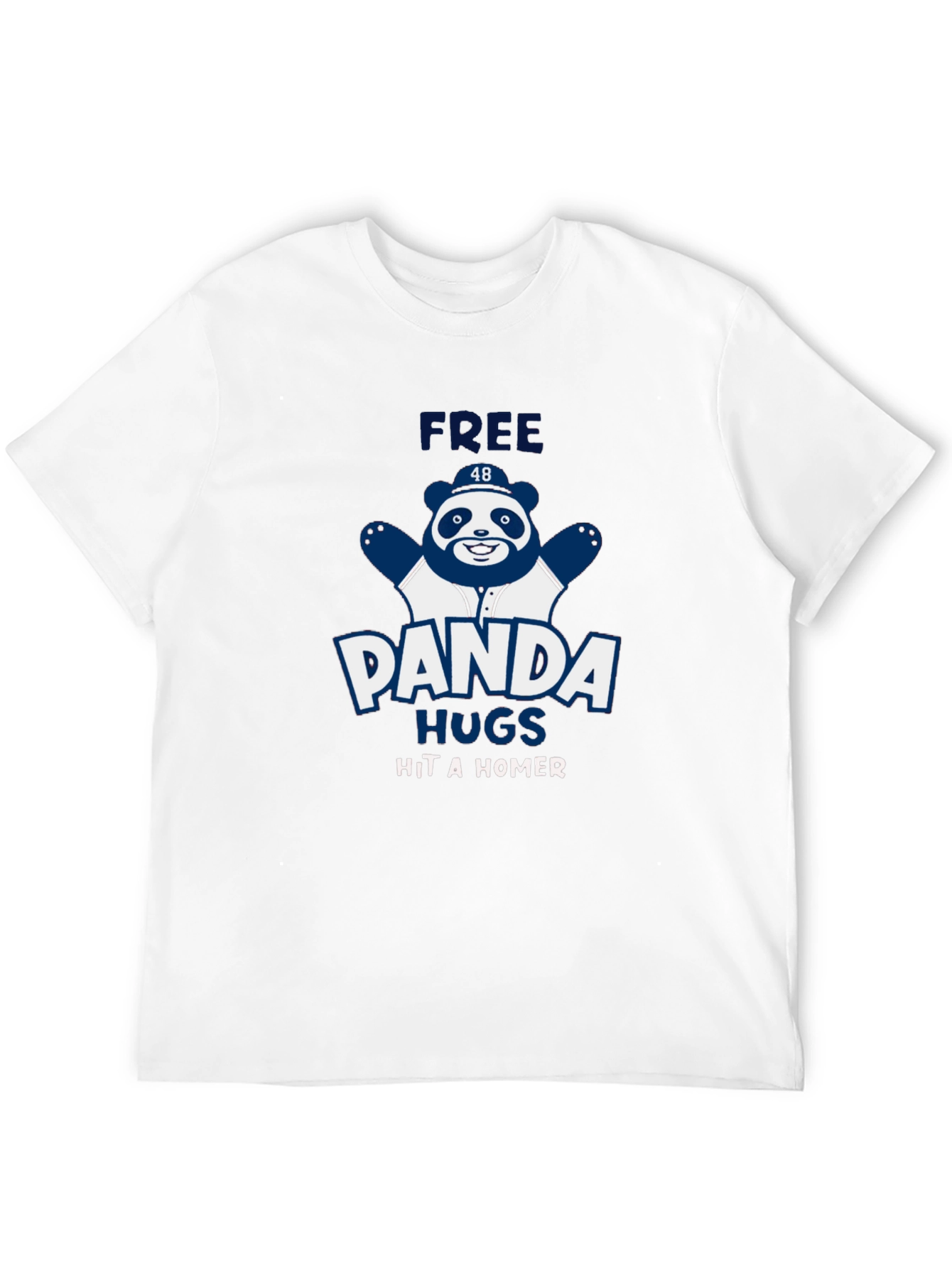 Panda Hugs Hit a Homer T-Shirt