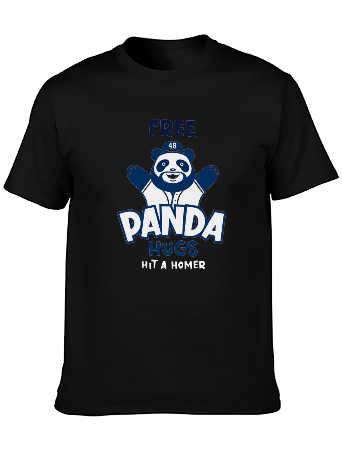 Panda Hugs Hit a Homer T-Shirt
