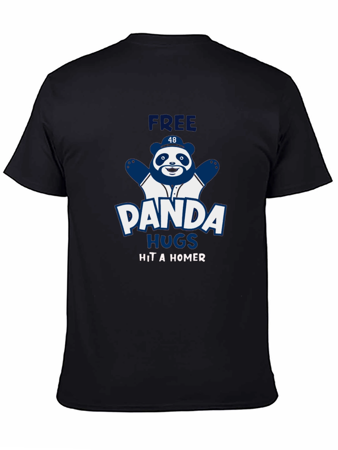 Panda Hugs Hit a Homer T-Shirt