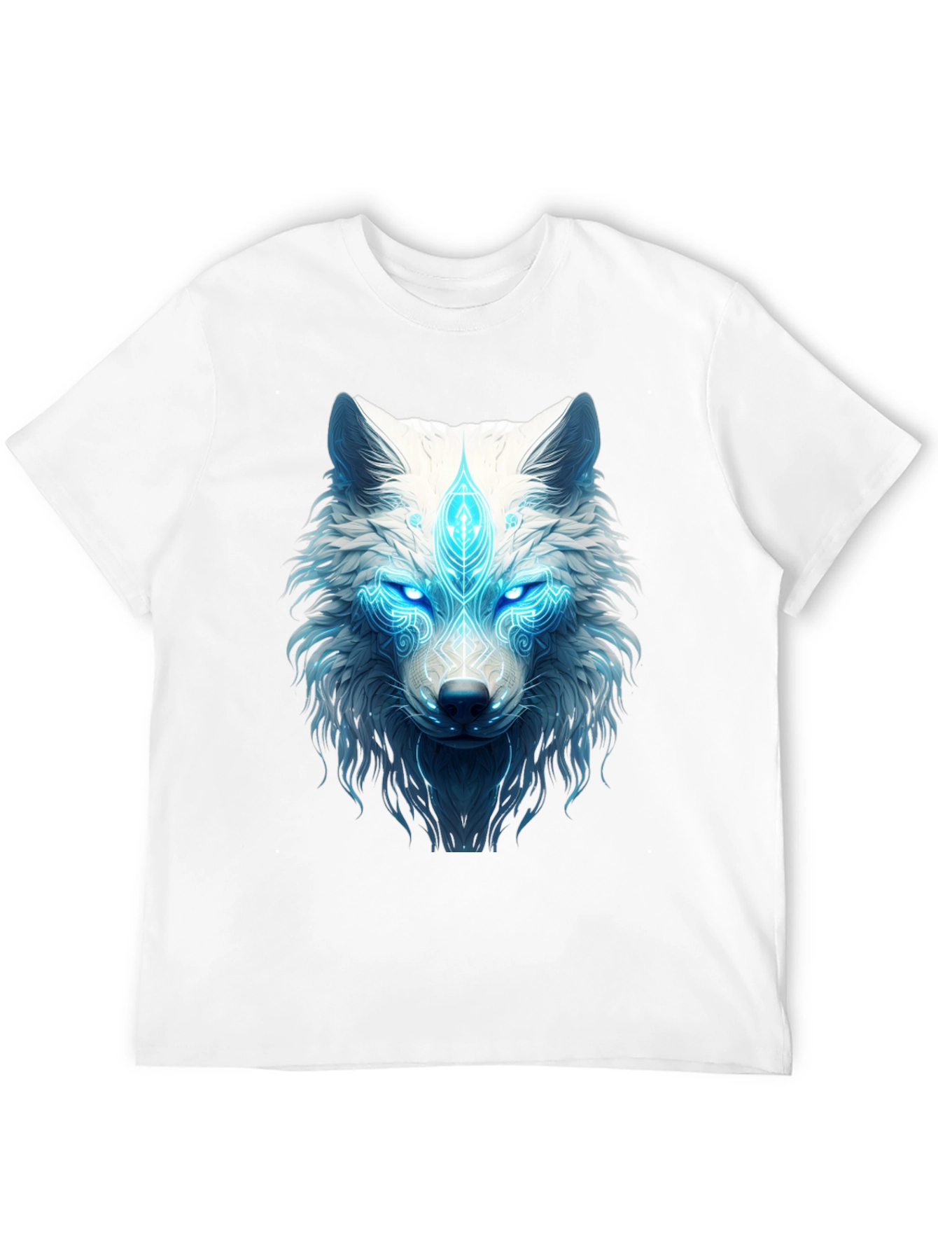 Mystic Wolf Graphic Tee - Black