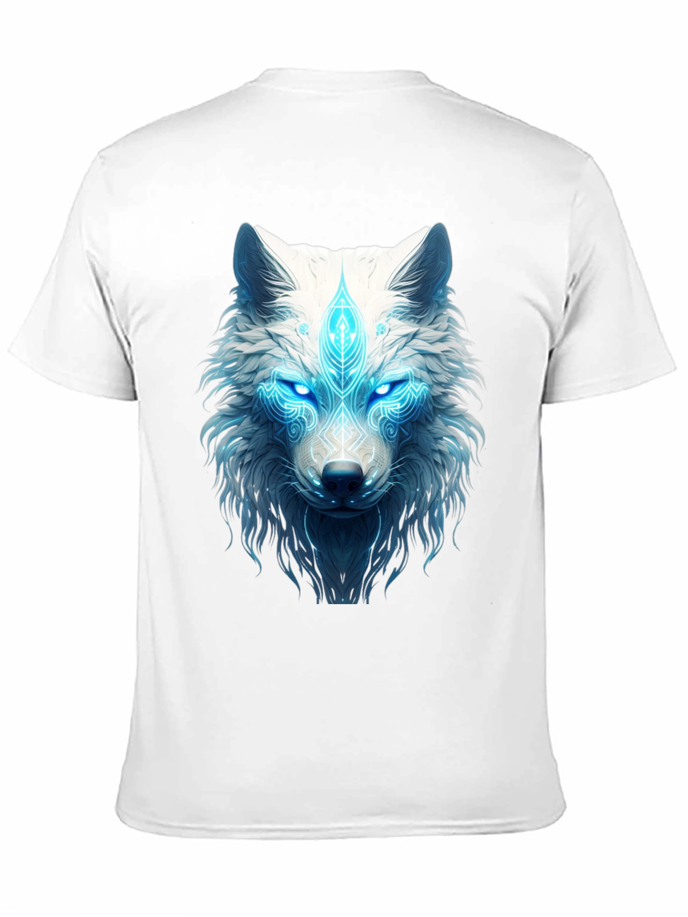 Mystic Wolf Graphic Tee - Black