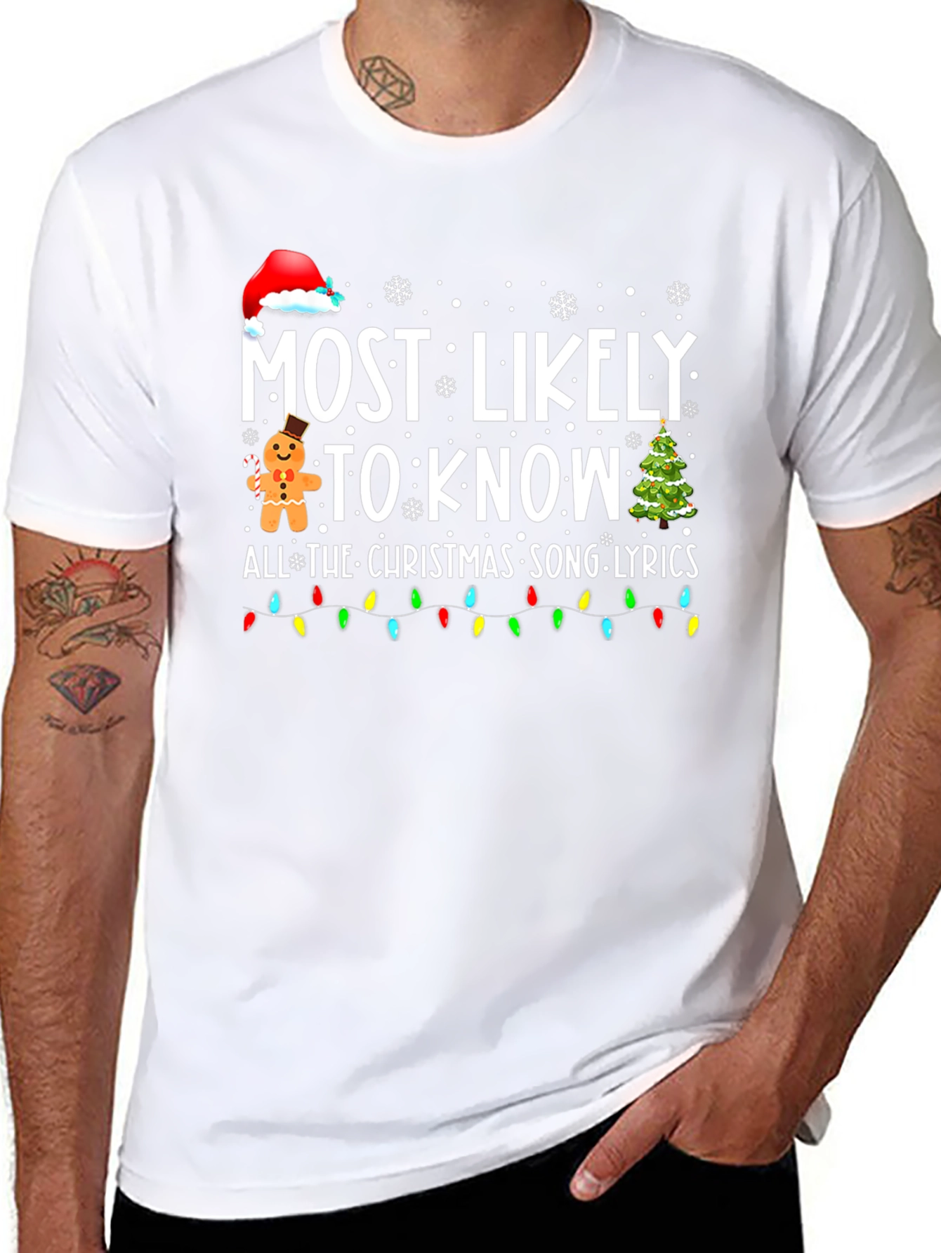 Christmas Song Lyrics T-Shirt