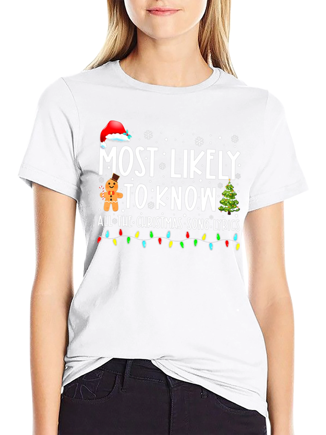 Christmas Song Lyrics T-Shirt