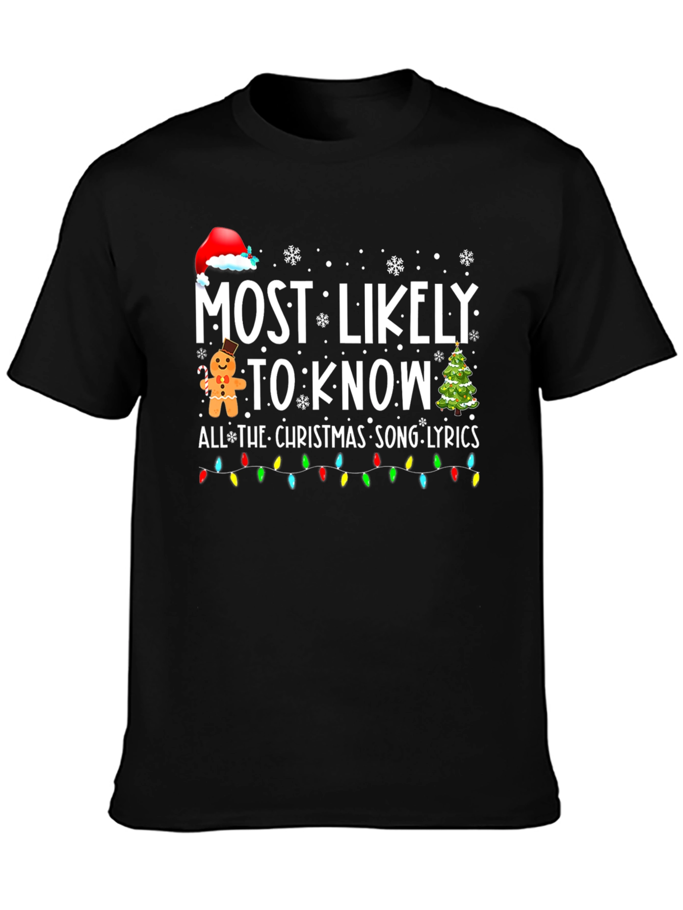 Christmas Song Lyrics T-Shirt
