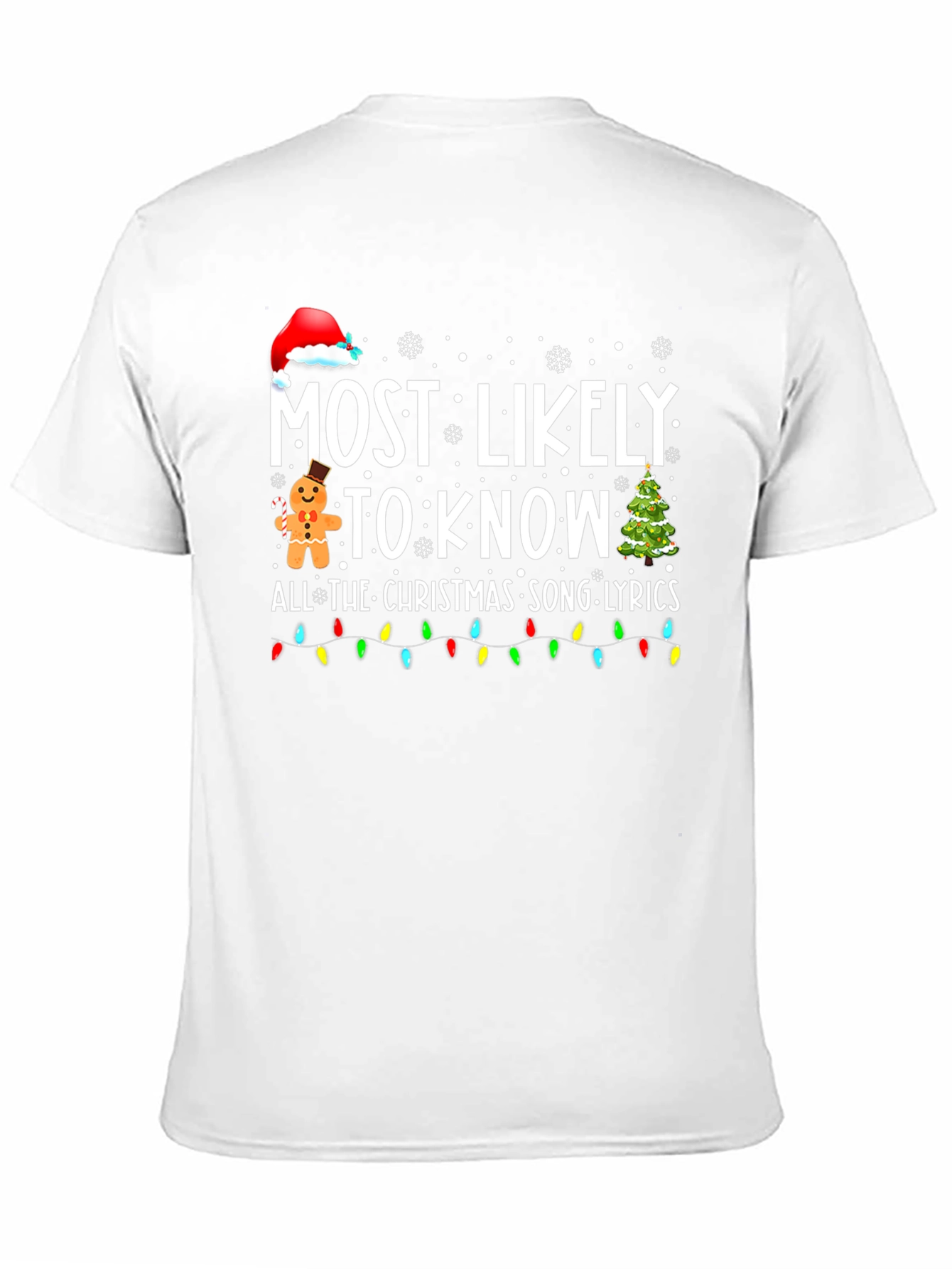 Christmas Song Lyrics T-Shirt