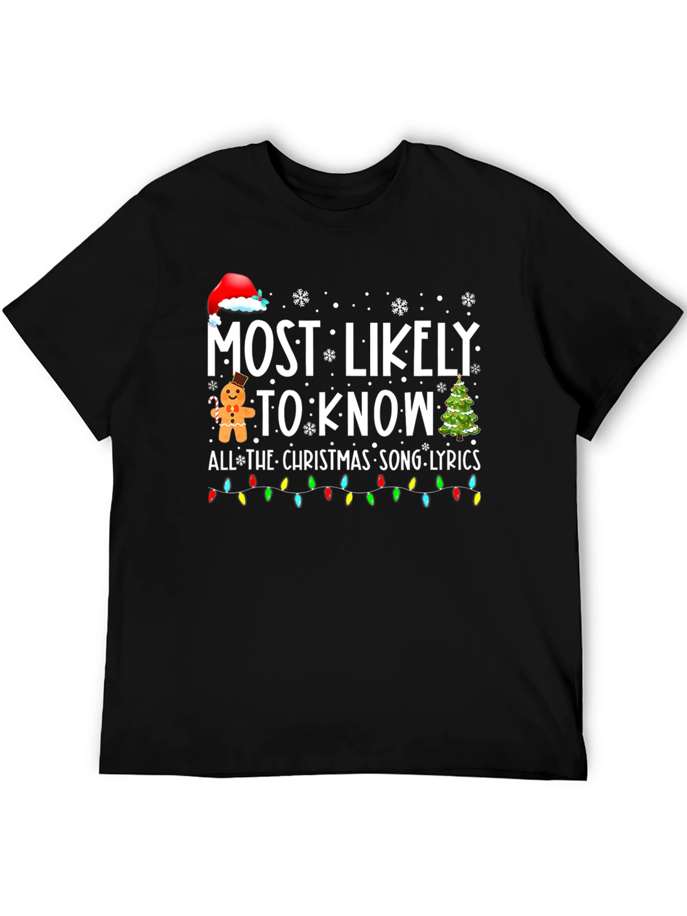 Christmas Song Lyrics T-Shirt