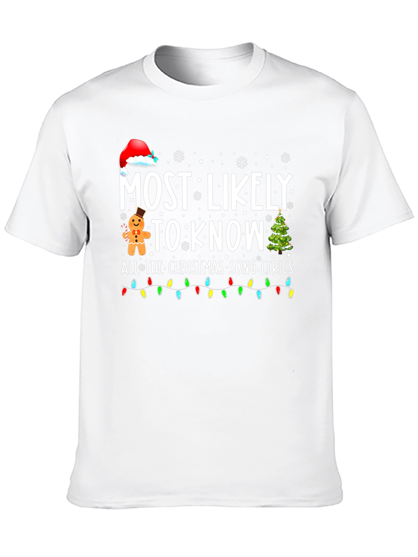 Christmas Song Lyrics T-Shirt