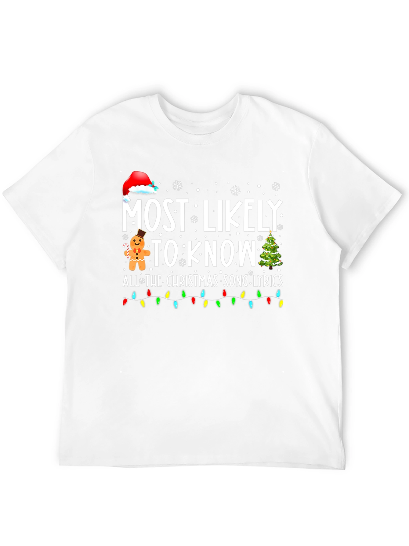 Christmas Song Lyrics T-Shirt