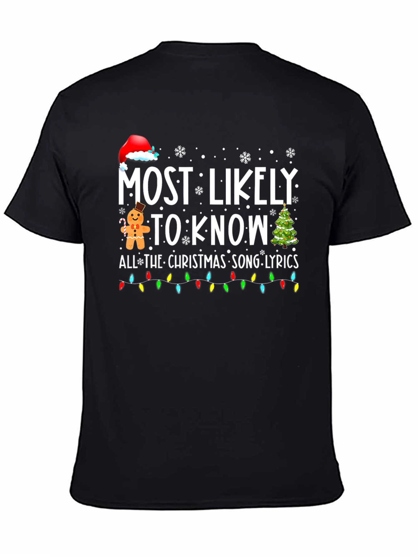 Christmas Song Lyrics T-Shirt