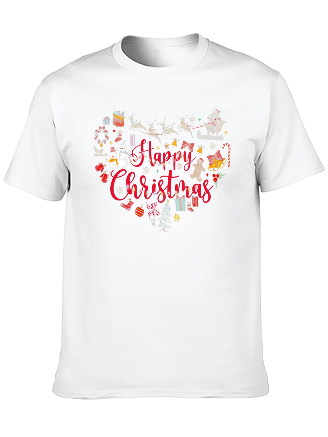 Happy Christmas Heart T-Shirt