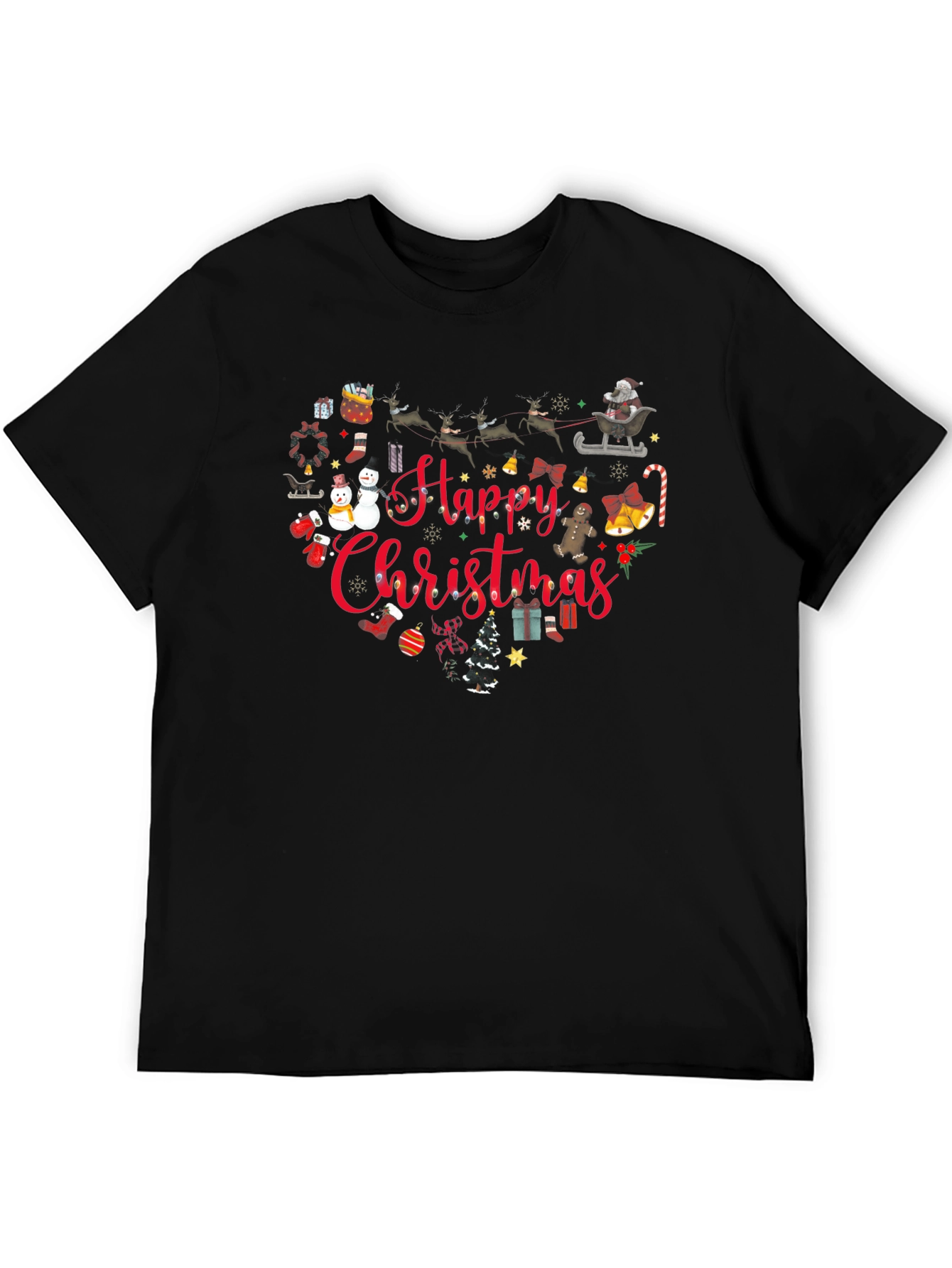 Happy Christmas Heart T-Shirt