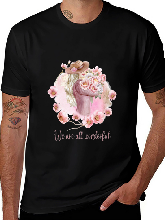 Wonderful Womens T-Shirt - Floral Design