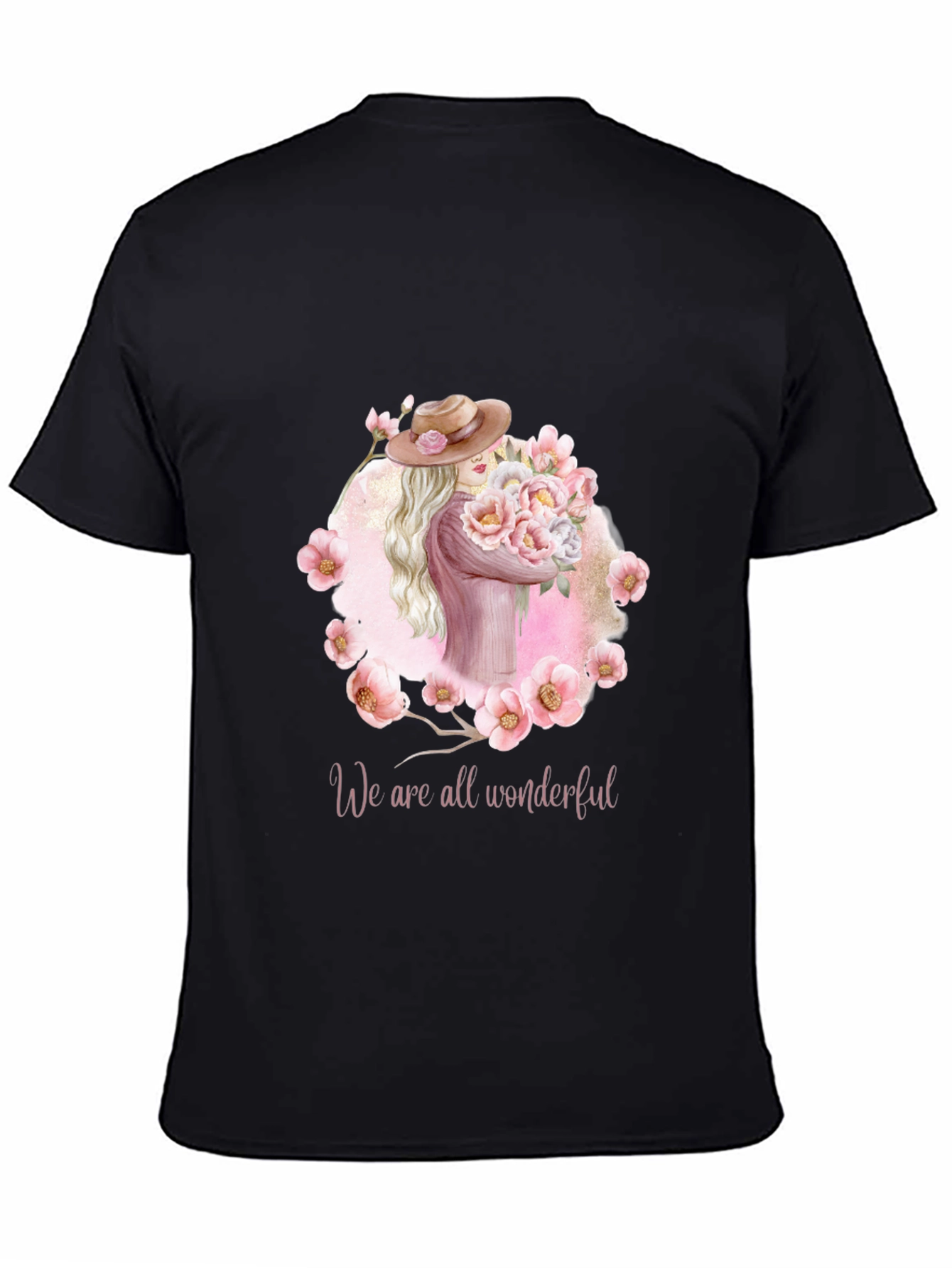 Wonderful Womens T-Shirt - Floral Design