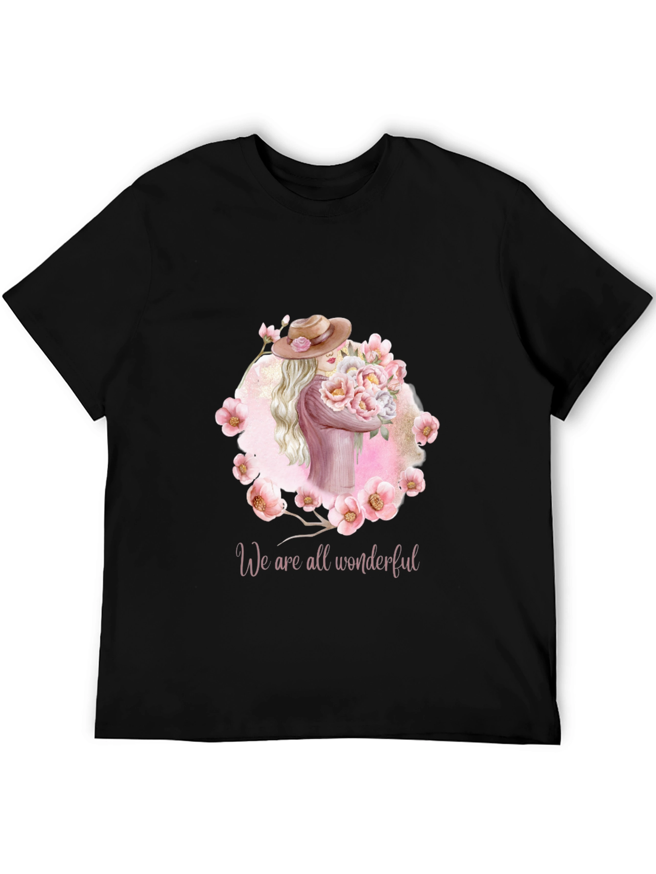 Wonderful Womens T-Shirt - Floral Design