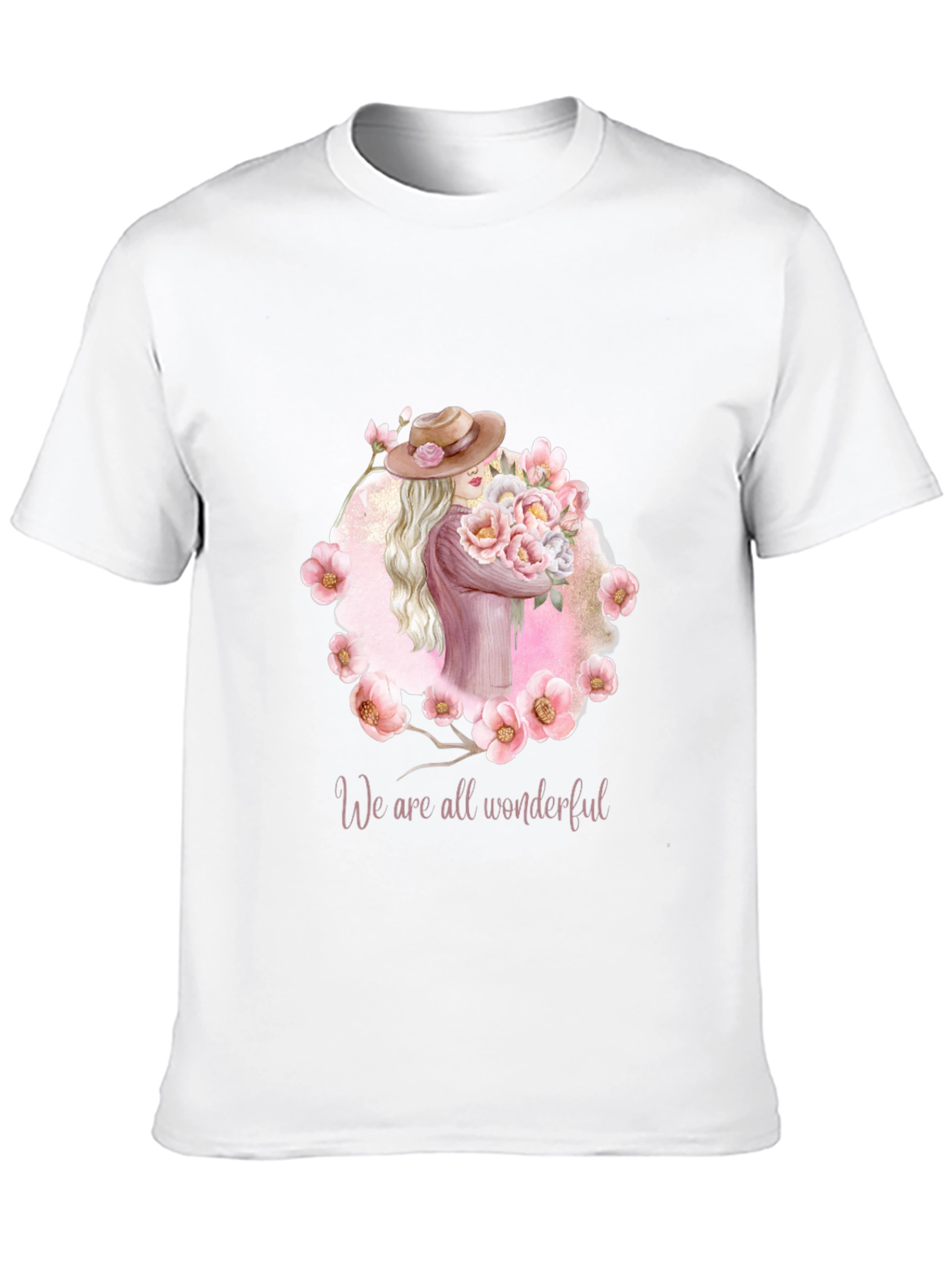 Wonderful Womens T-Shirt - Floral Design